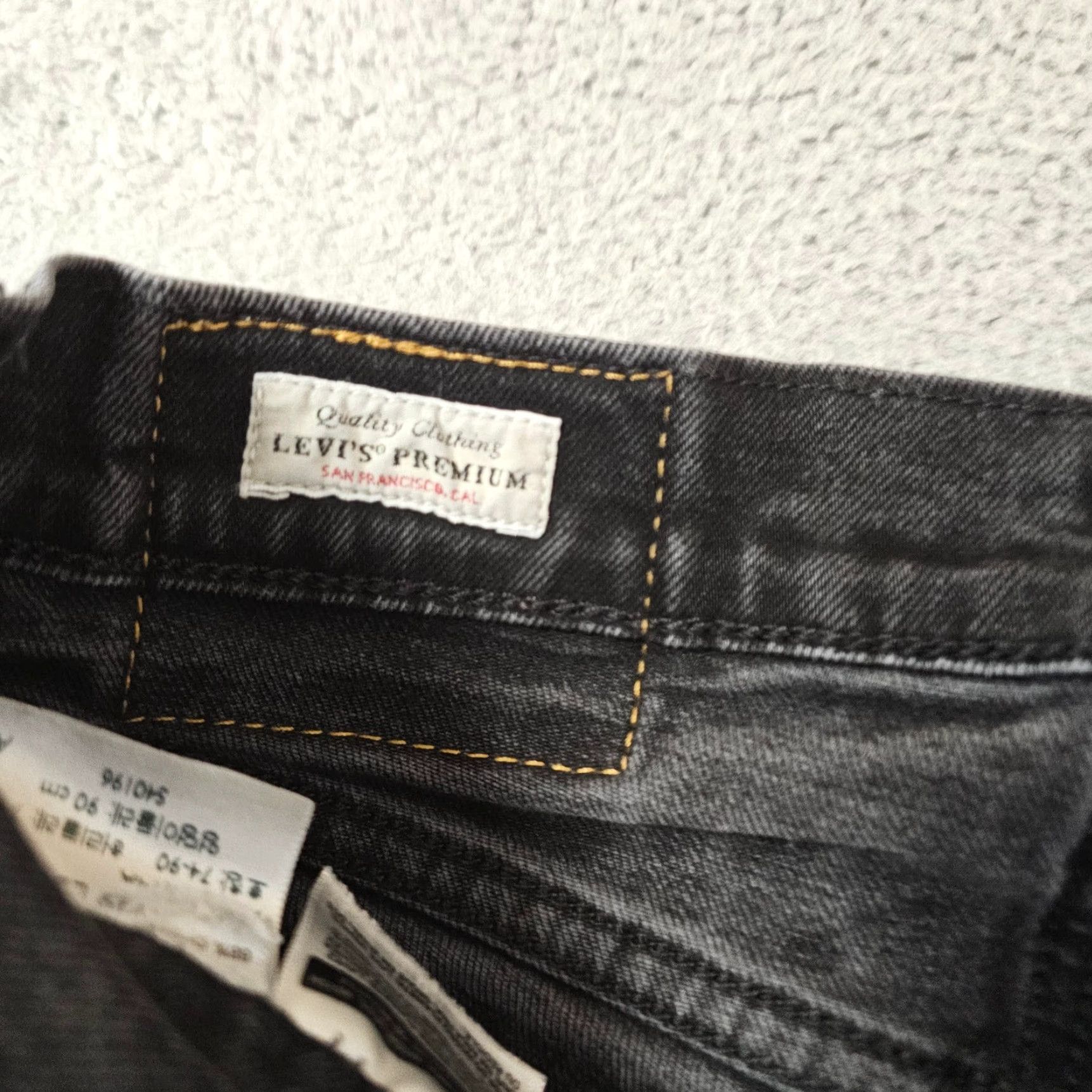 Levi's Levi's Jeans Slim 511 Mens 29x26 Black Distressed Stretch Denim 5-Pocket Size US 29 - 3 Thumbnail