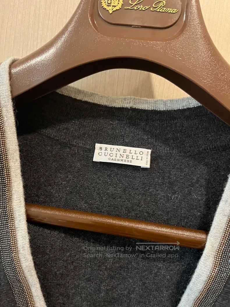 Brunello Cucinelli Brunello Cucinelli Studded Cashmere Cardigan Jacket Size XS / US 0-2 / IT 36-38 - 3 Thumbnail