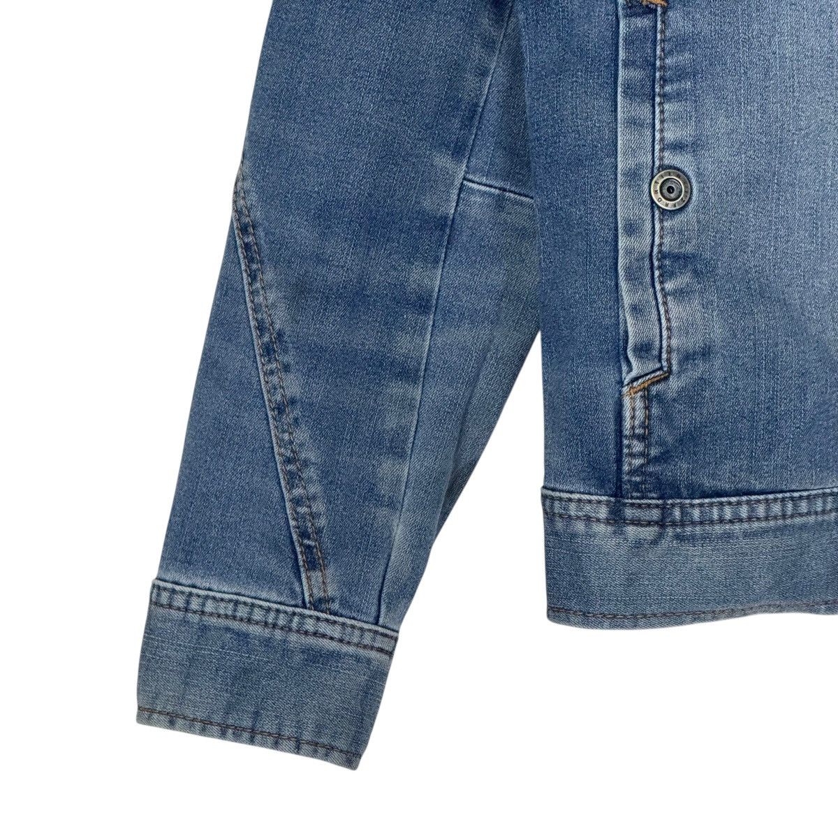 Japanese Brand 2Way Stretch Recycled From Jeans Jacket Size US S / EU 44-46 / 1 - 2 Thumbnail