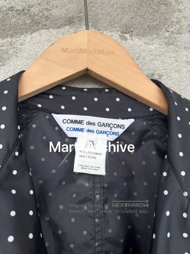 Comme des Garcons Comme Des Garcons Polka Dot Belted Trench Coat Size XS / US 0-2 / IT 36-38 - 3 Thumbnail