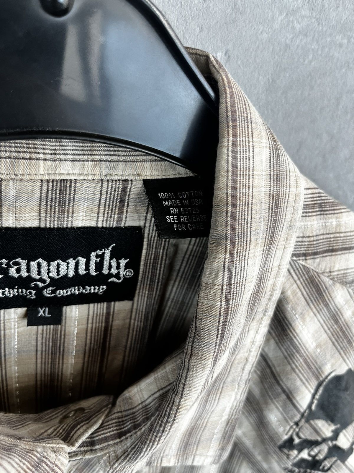 Dragonfly × Vintage Dragontly skull t shirt vintage Size US XL / EU 56 / 4 - 3 Thumbnail