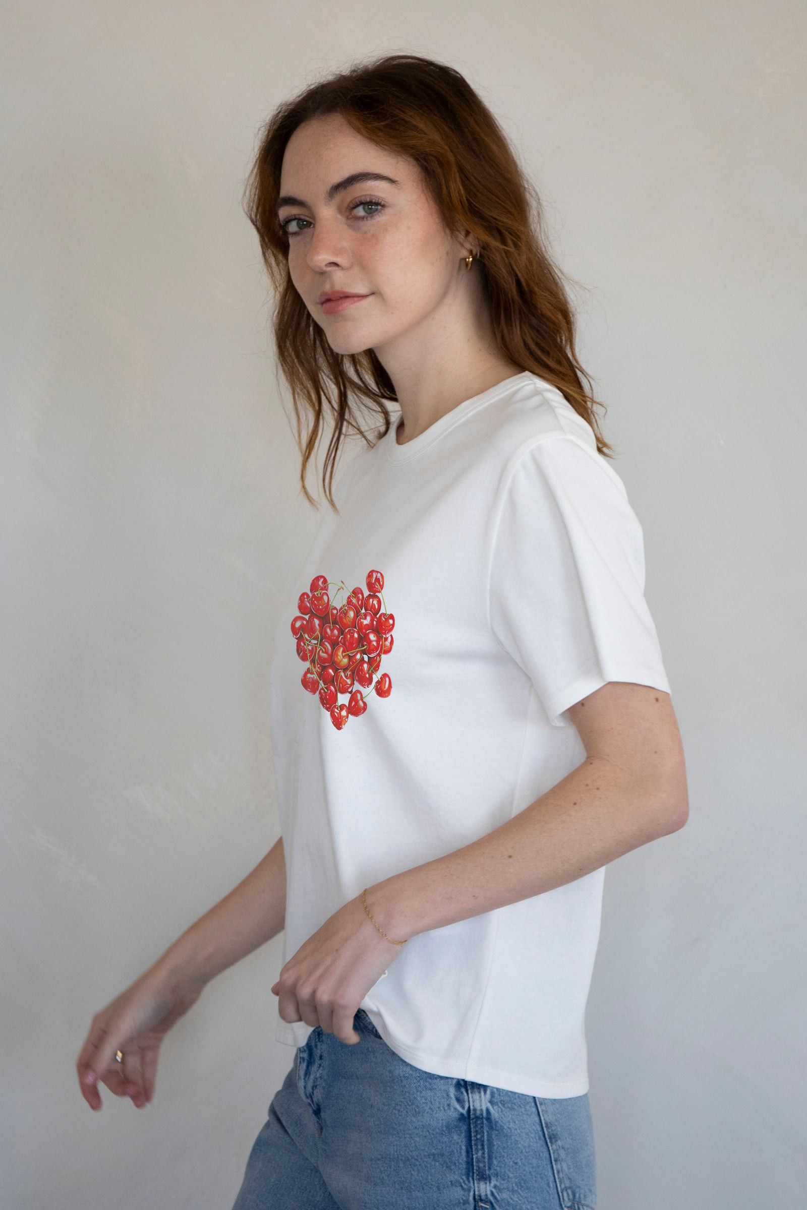Vintage Cherry Much Tee – Playful Fruit Graphic Size S / US 4 / IT 40 - 4 Thumbnail