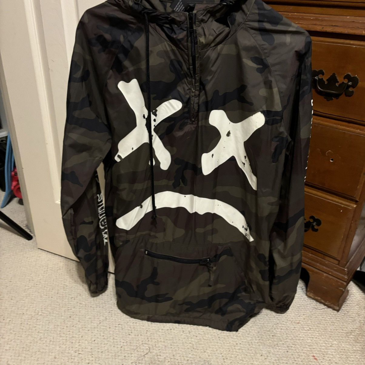 Lil Peep Lil Peep The Peep Show Windbreaker Noose Sad Face Size US M / EU 48-50 / 2 - 1 Thumbnail