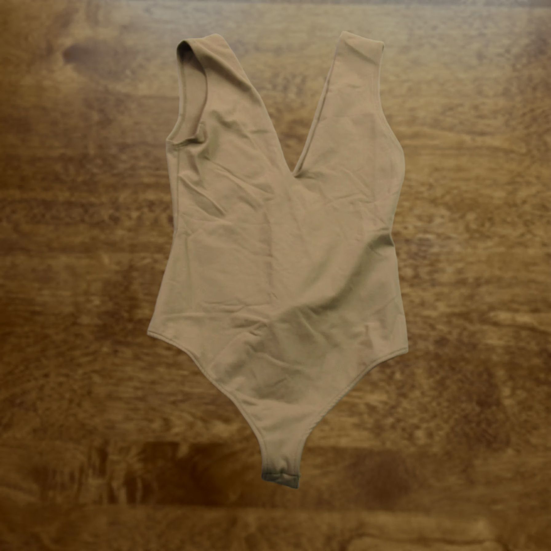 Free People Free People Womens Small Sleeveless Lightweight V Neck One Piece Beige Size ONE SIZE - 1 Thumbnail