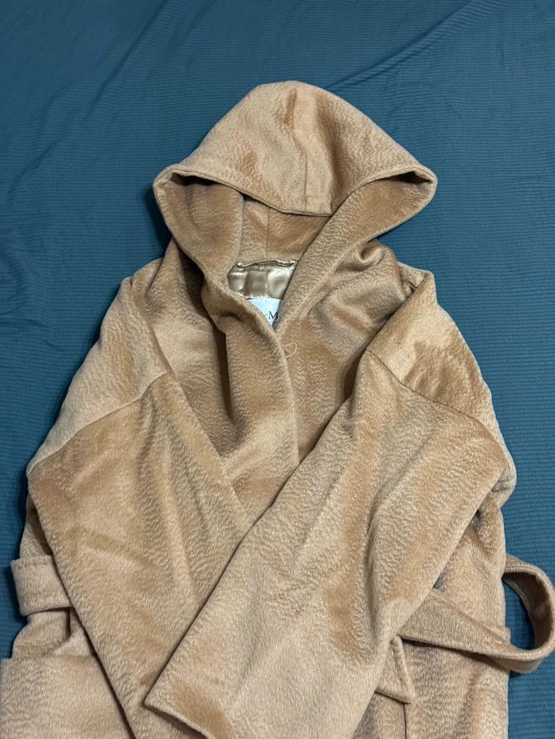 Missing Since Thursday Maxmara Rialto Camel Wool Long Coat-2508 Size US XS / EU 42 / 0 - 3 Thumbnail