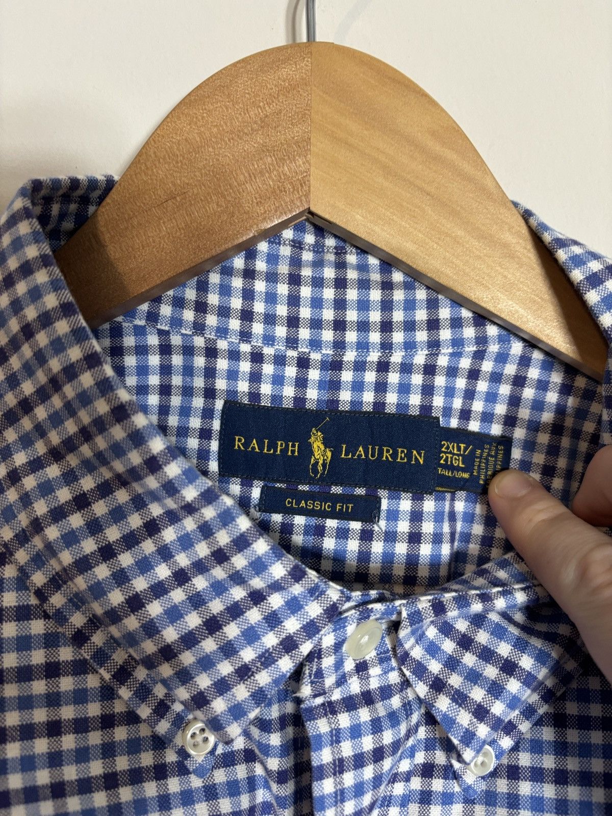 Polo Ralph Lauren Polo Ralph Lauren Classic Fit Button Down Shirt 2XL Tall Size US XXL / EU 58 / 5 - 2 Thumbnail
