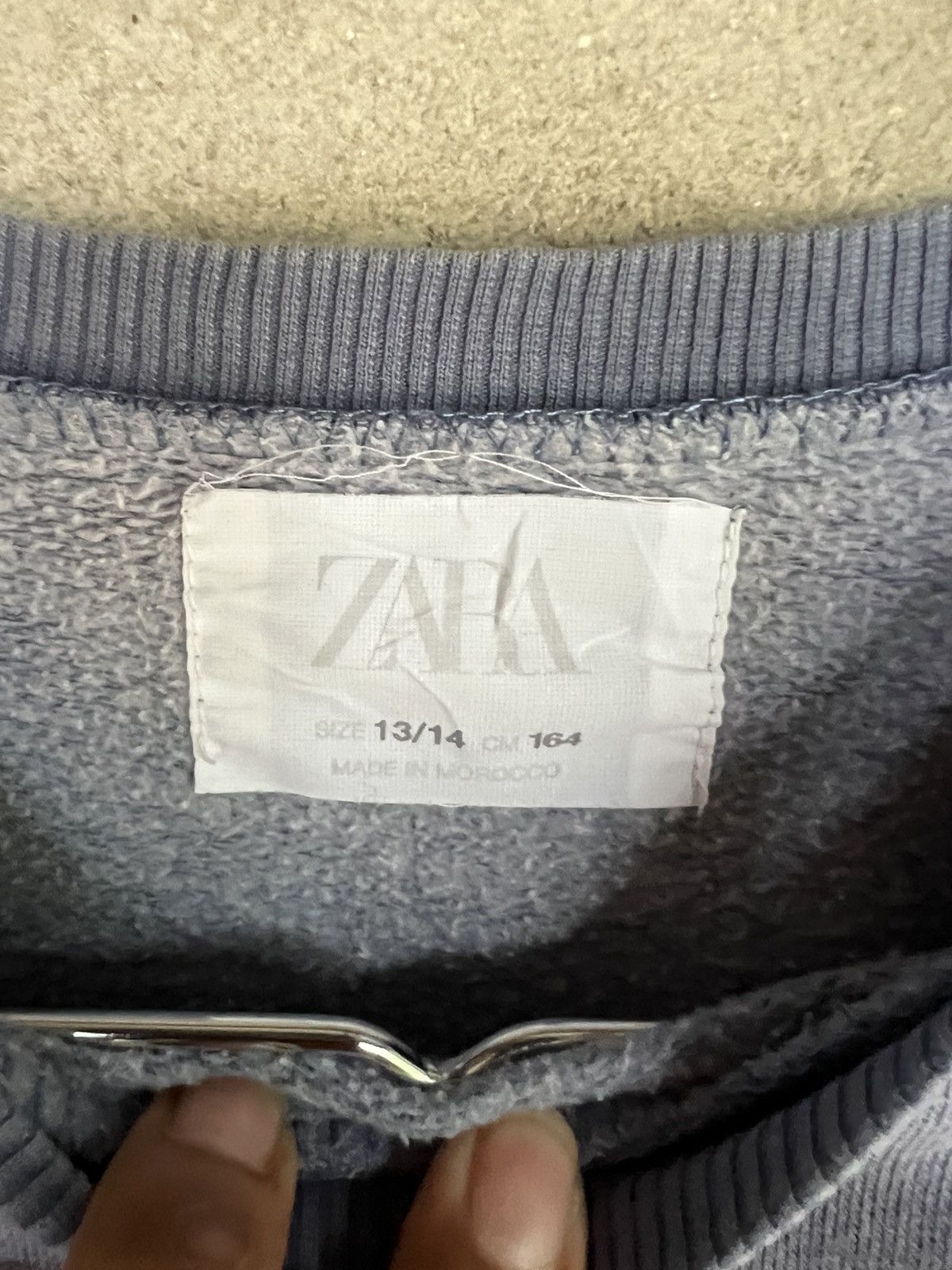 Zara Zara Cropped Sweatshirt Size S / US 4 / IT 40 - 4 Thumbnail
