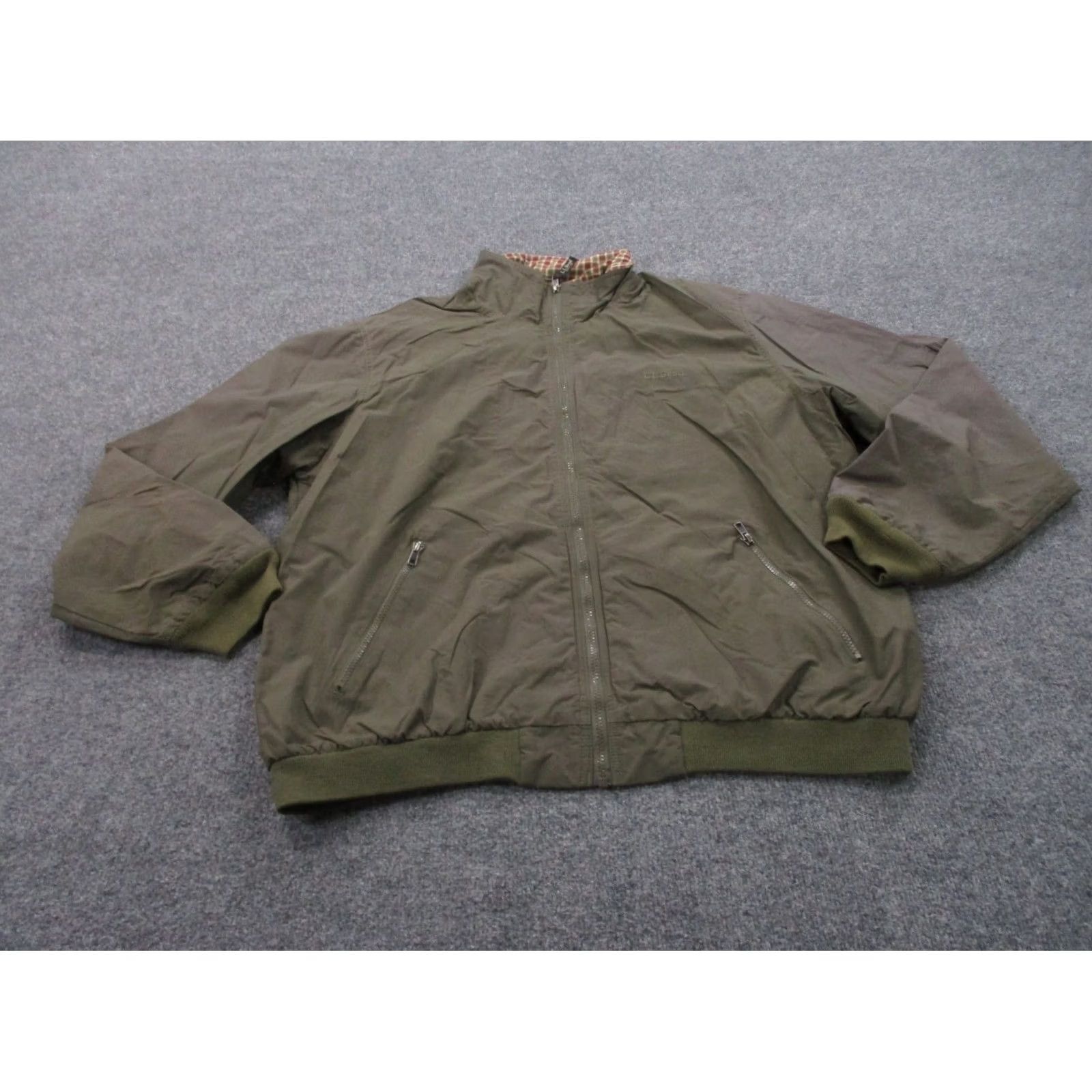Vintage L.L. Bean Jacket Mens XL Tall Brown Nylon Outdoors Windbreaker Zip Full Zip Pockets Casual Weathergear Big & Tall Size US XL / EU 56 / 4 - 2 Thumbnail