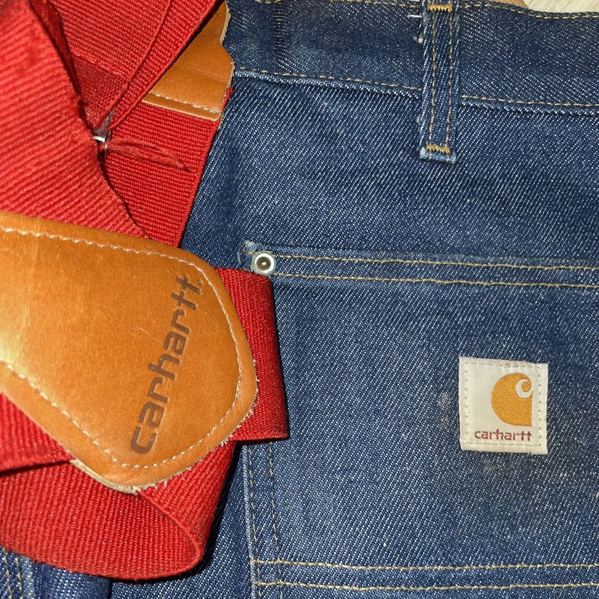 Carhartt Carhartt raw denim double knee pant with suspenders Size US 38 / EU 54 - 8 Thumbnail