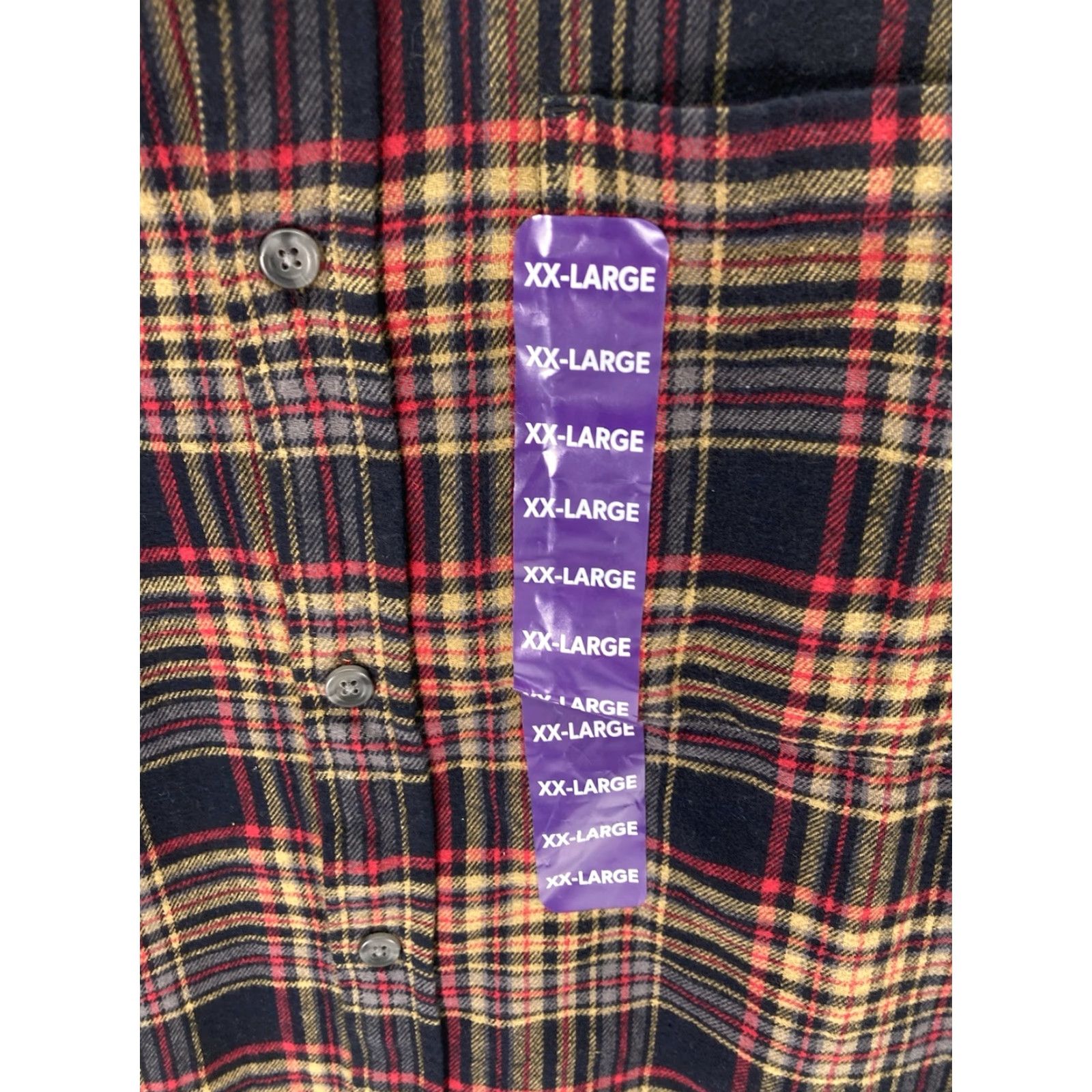Eddie Bauer VINTAGE Eddie Bauer Flannel Shirt Men 2XL Plaid Long Sleeve Button Casual NWT Size US XXL / EU 58 / 5 - 4 Thumbnail