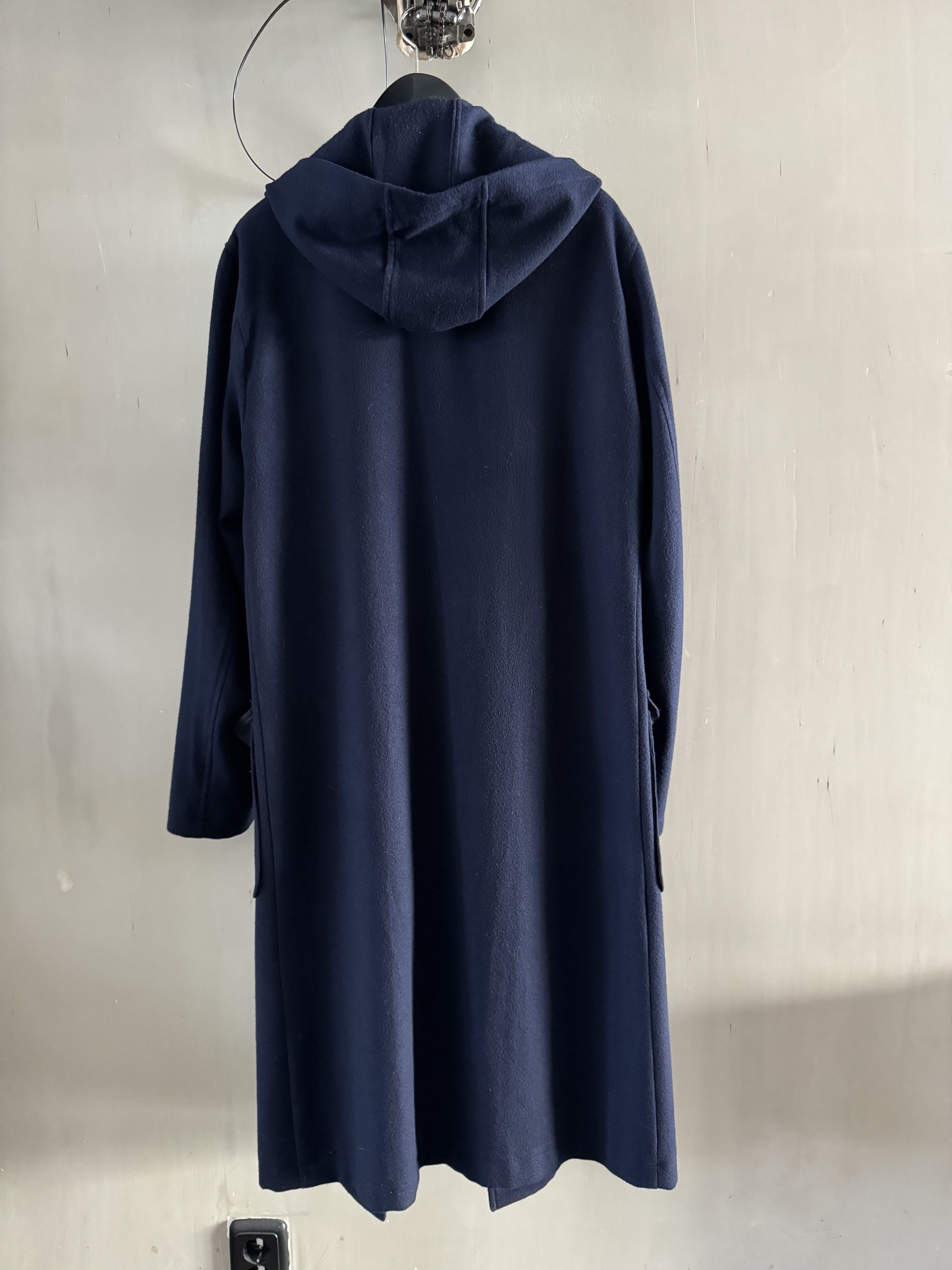 RARE WOOL HOODED LIGHT LONGCOAT BY YY