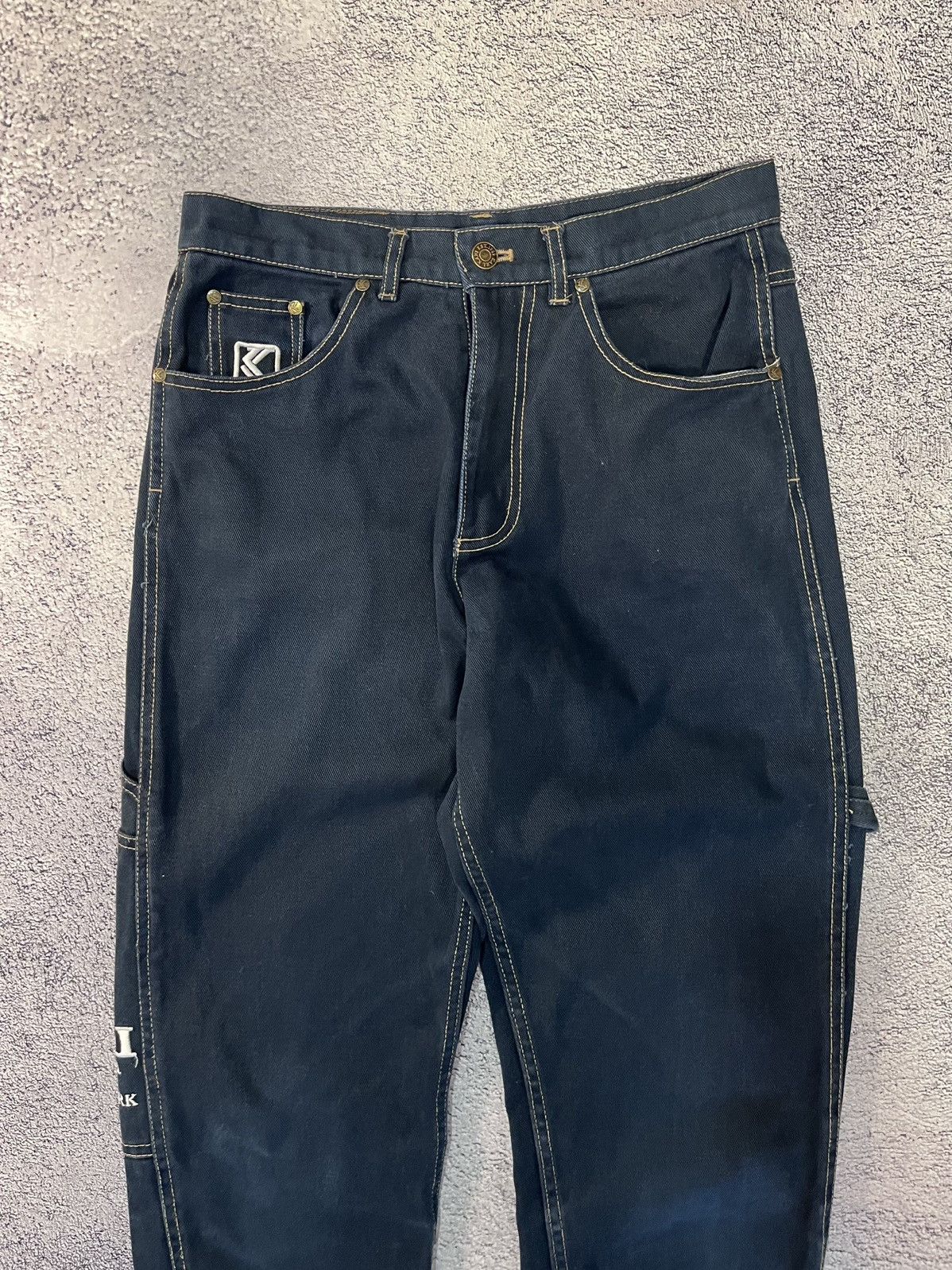 Karl Kani Vintage Karl Kani Carpenter Cargo Jeans Workwear Denim S Y2K Size US 30 / EU 46 - 5 Thumbnail