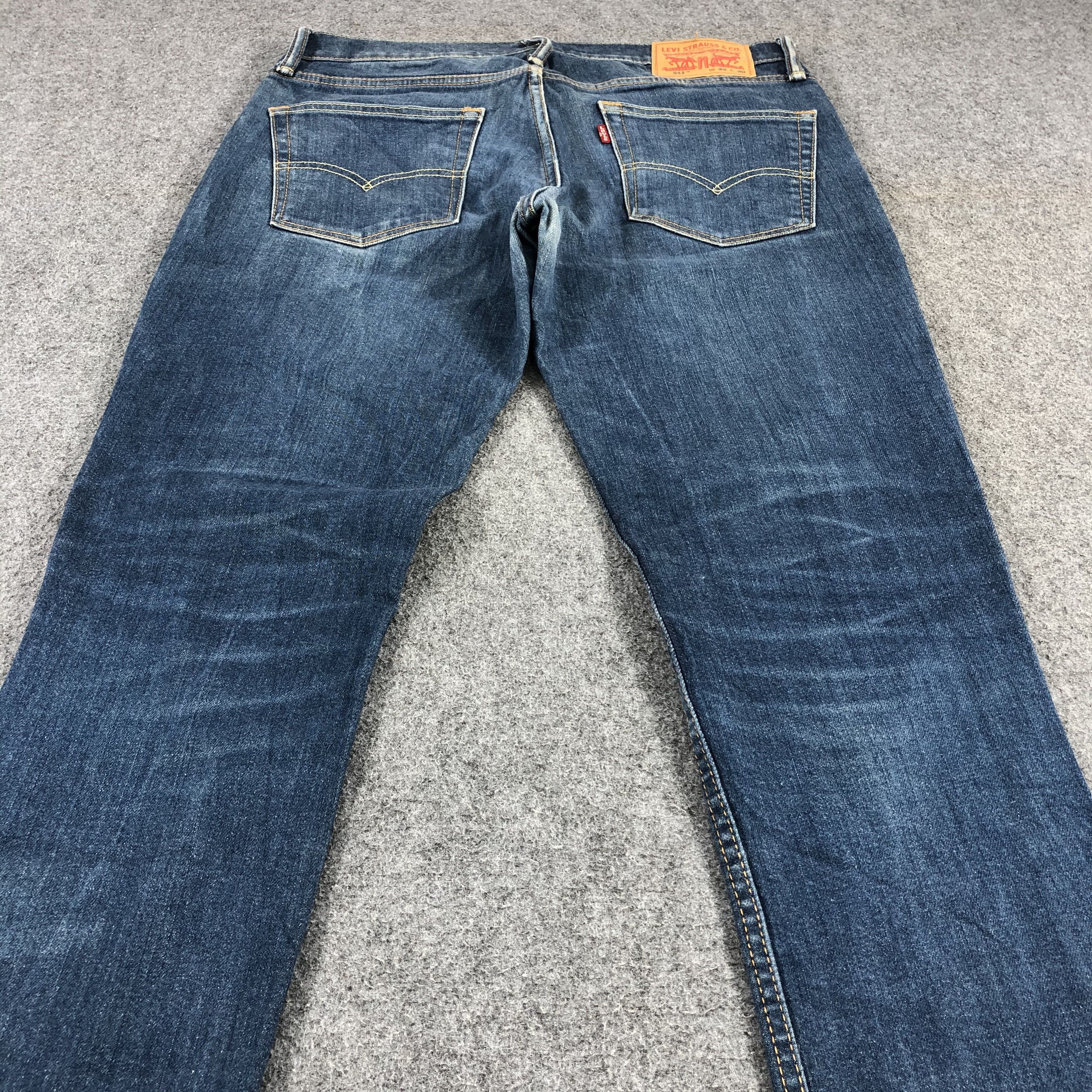 Levi's Vintage Levis 511 Jeans Blue Wash Denim KJ511 Size US 33 - 4 Thumbnail