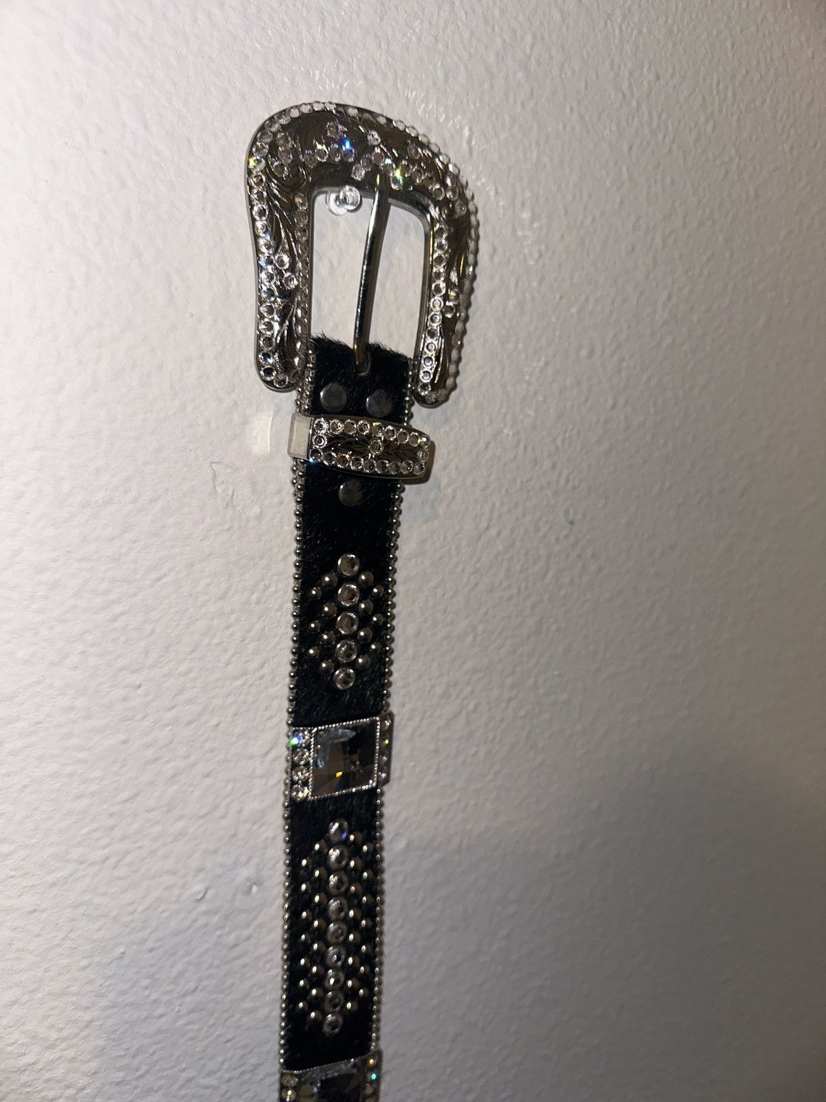 B.B. Simon B.B Simon Studded Rhinestone Belt Size 30 - 3 Thumbnail