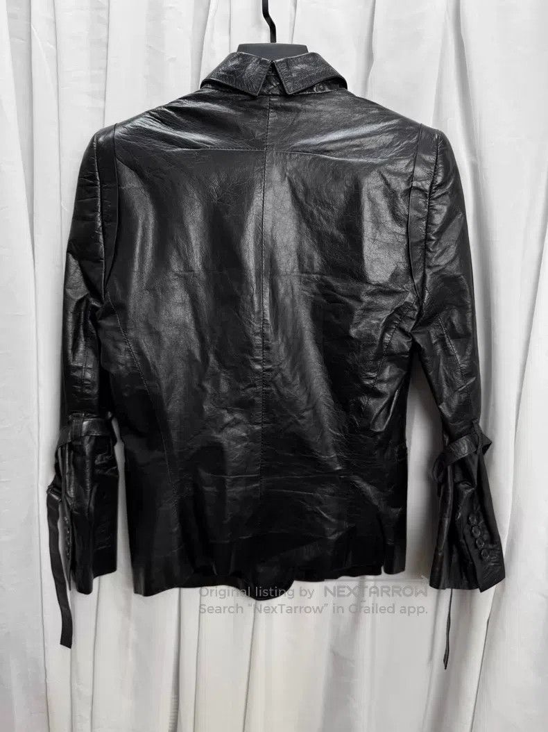 Ann Demeulemeester Ann Demeulemeester Laced Leather Blazer Jacket Size XS / US 0-2 / IT 36-38 - 5 Thumbnail