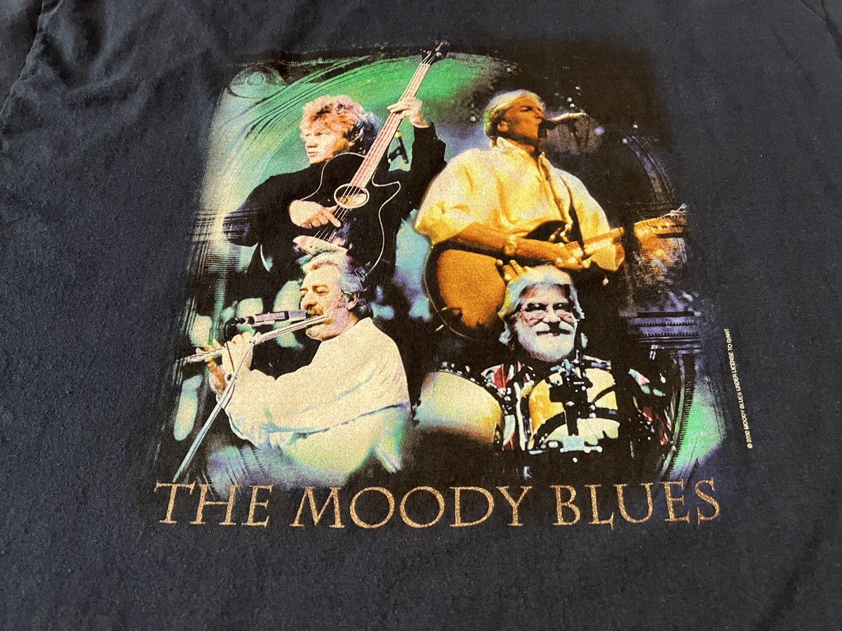 Band Tees VintageThe Moody Blues Hall Of Fame Tour Band Size US XXL / EU 58 / 5 - 2 Thumbnail