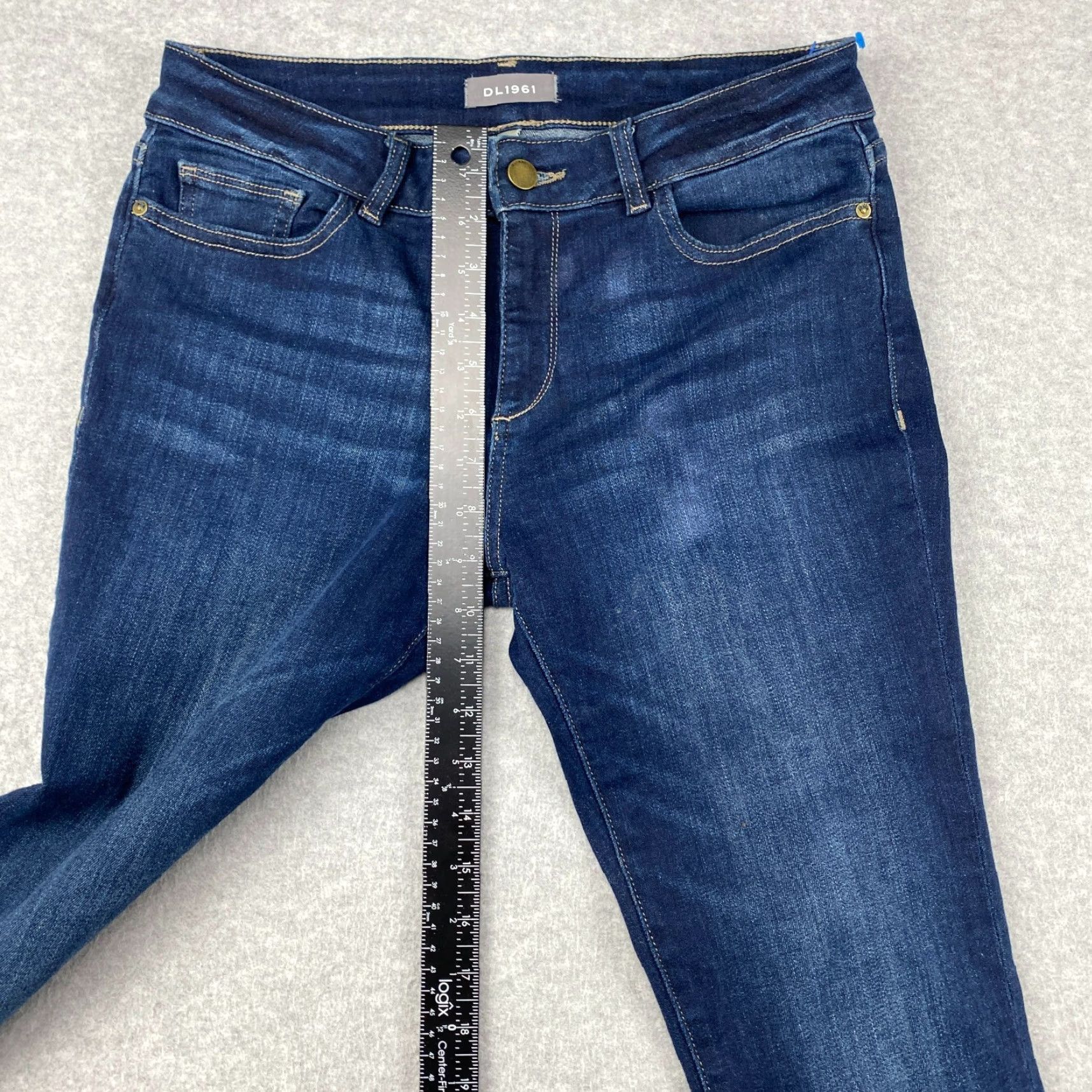 DL1961 DL1961 Margaux Jeans Womens 27 Blue Instasculpt Ankle Skinny Mid Rise Stretch Size 27" / US 4 / IT 40 - 3 Thumbnail