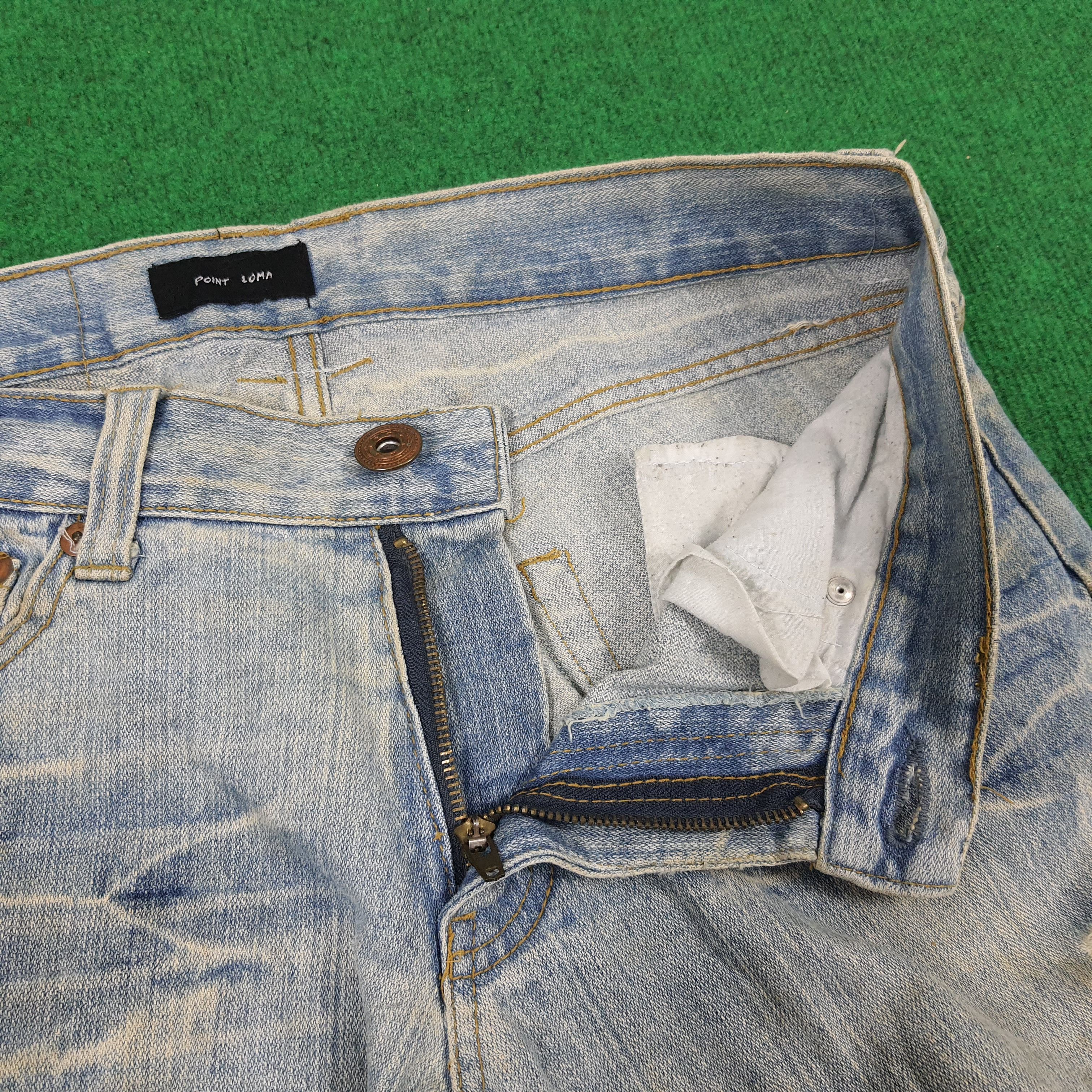 Japanese Brand Vintage Point Loma Art Design Distressed Style Jeans Size US 32 / EU 48 - 10 Thumbnail