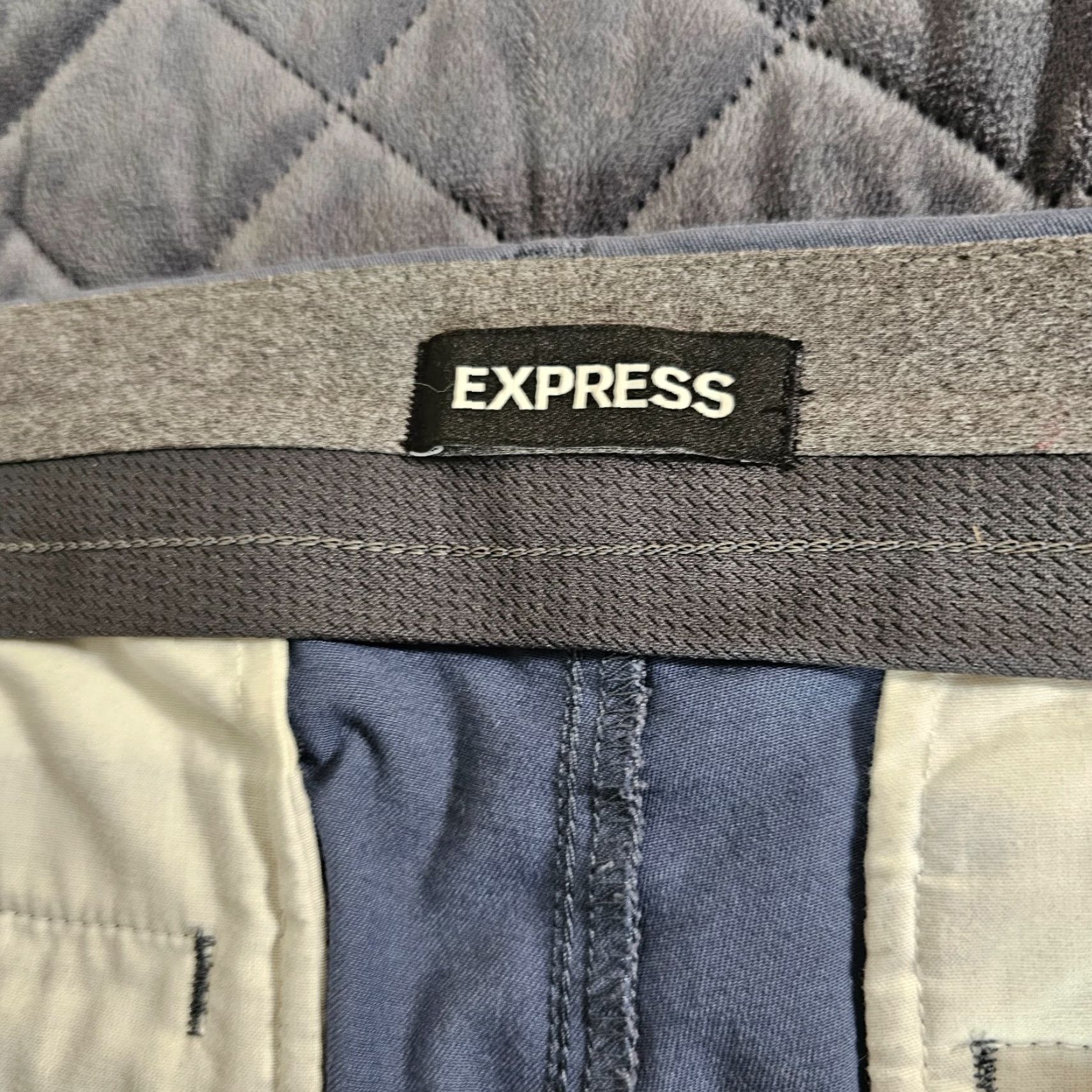 Express Express Slim Stretch 365 Comfort Men's Black Pants 34x32 Casual Chino Size US 34 / EU 50 - 3 Thumbnail