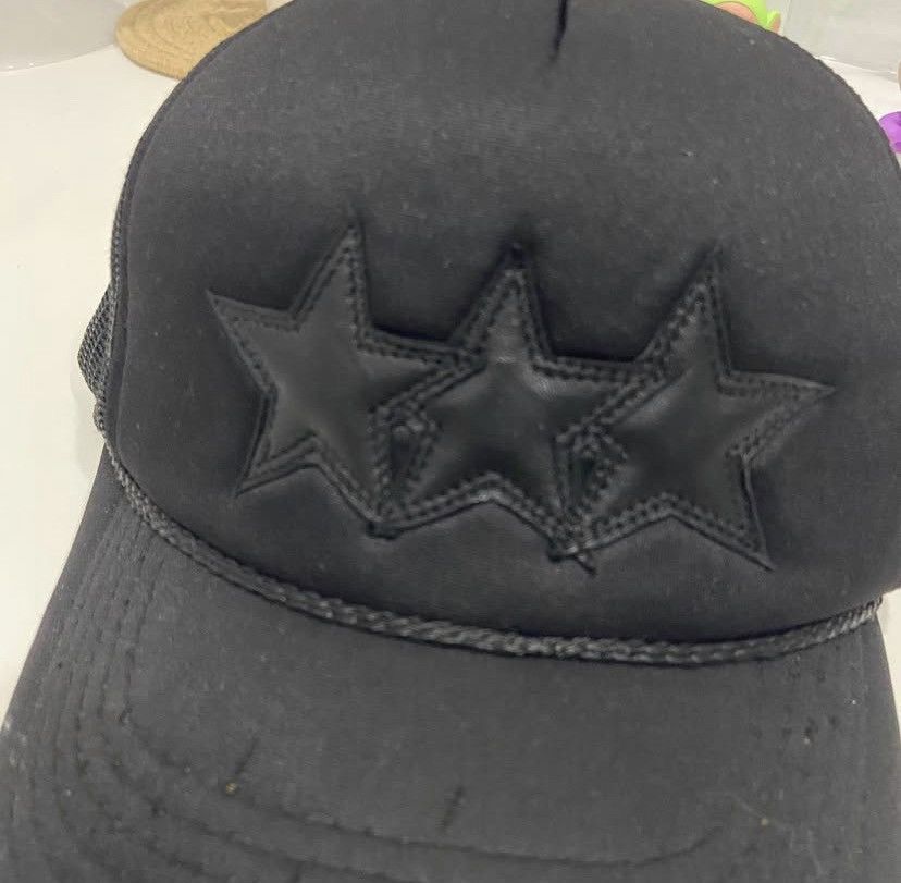 Chrome Hearts × Vintage Chrome hearts triple star trucker hat vintage Size ONE SIZE - 3 Thumbnail