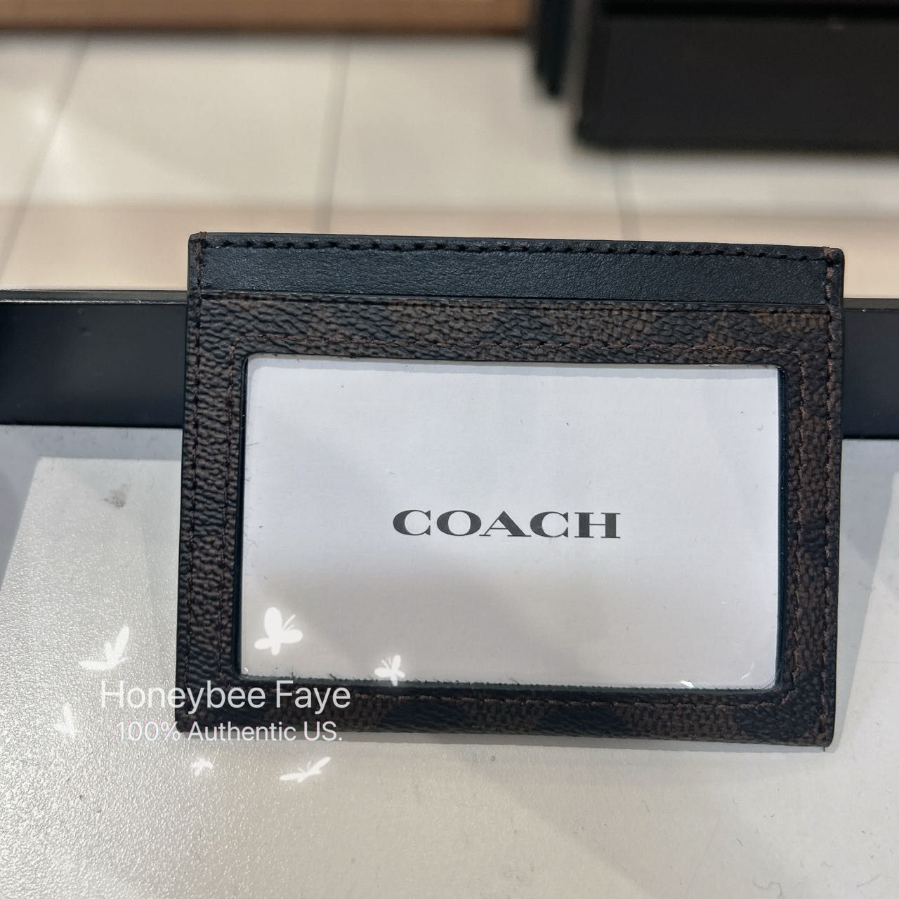Coach Cosmic Coach Slim Id Card Case With Robot Print CW929 Size ONE SIZE - 2 Thumbnail