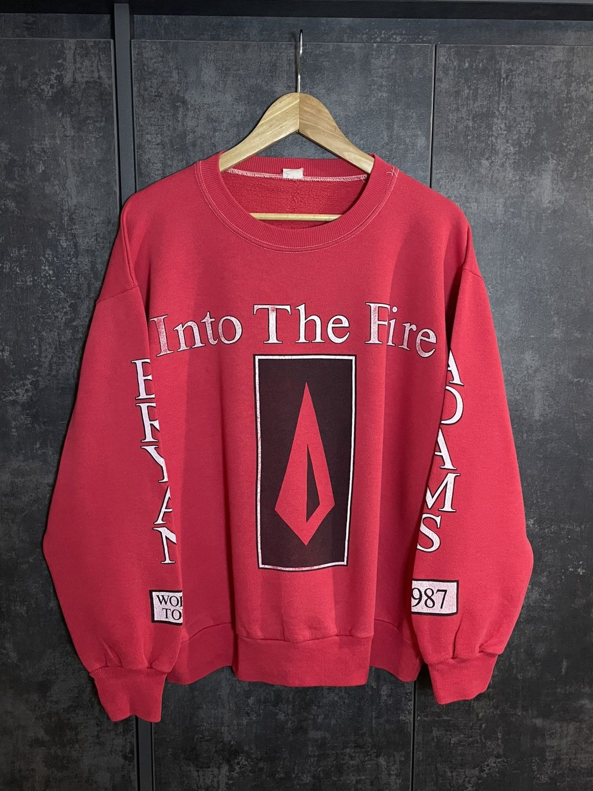 Band Tees Vintage 1987 Bryan Adams World Tour Sweatshirt Boxy Yeezy Size US L / EU 52-54 / 3 - 8 Thumbnail