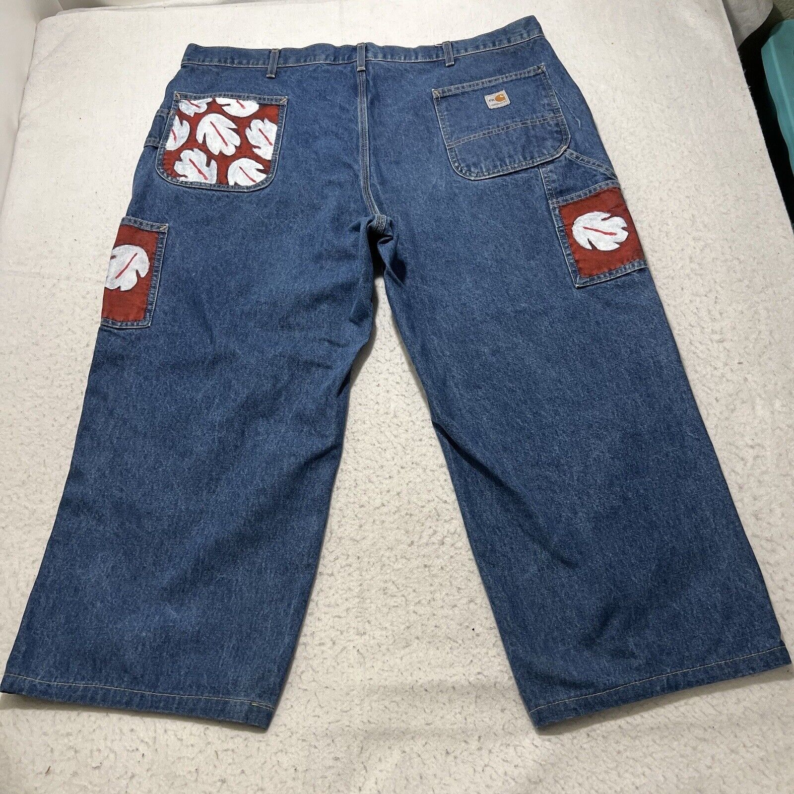 Carhartt Carhartt FR 44x26 Dungaree Jeans DIY Lilo n’ Stitch Angel Size US 44 / EU 60 - 1 Thumbnail