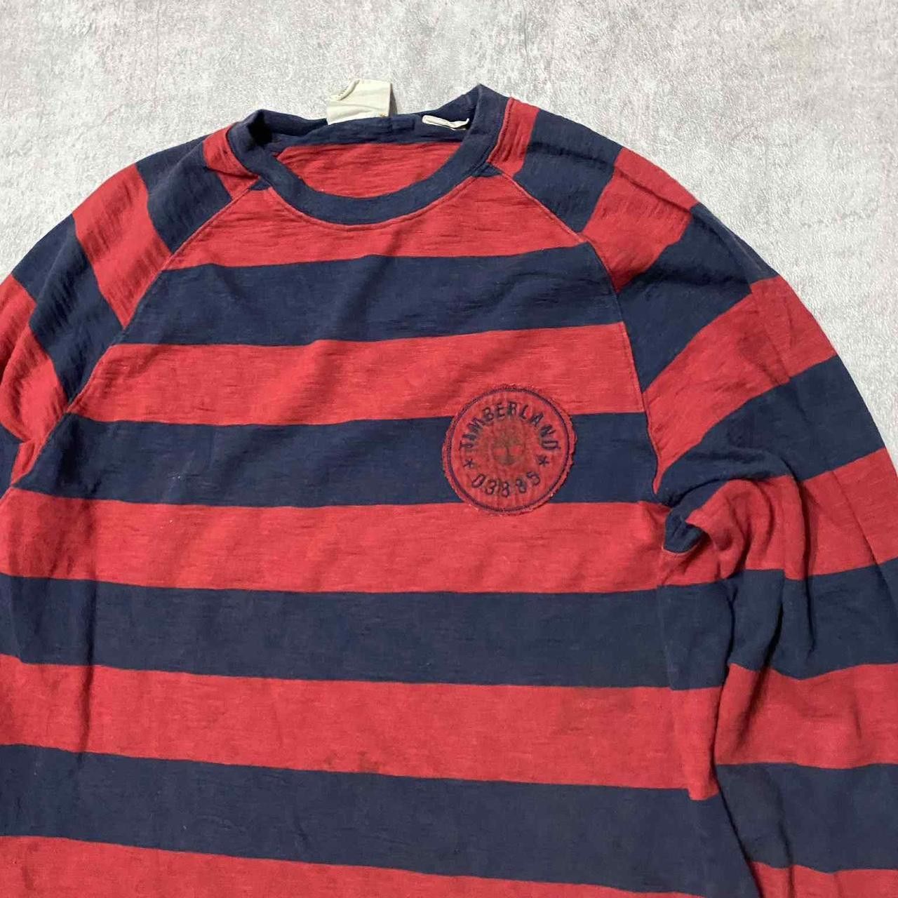Other Navy and red striped long sleeve sweatshirt Size US L / EU 52-54 / 3 - 2 Thumbnail
