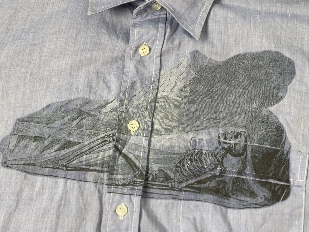 If Six Was Nine × Libertine × Seditionaries Rare! 🔥 Vintage Libertine Skull Seditionaries Button up Size US L / EU 52-54 / 3 - 7 Thumbnail