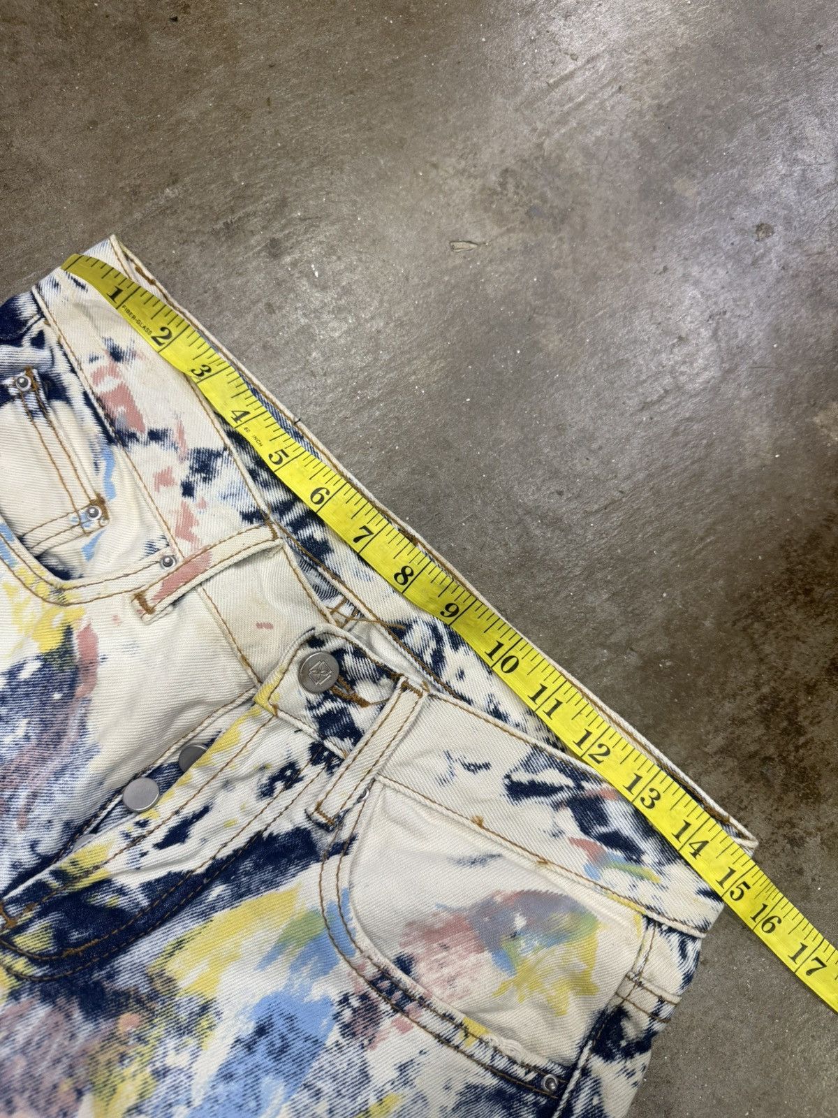 Other Dope Feather Tye Dye Denim Size US 30 / EU 46 - 9 Thumbnail