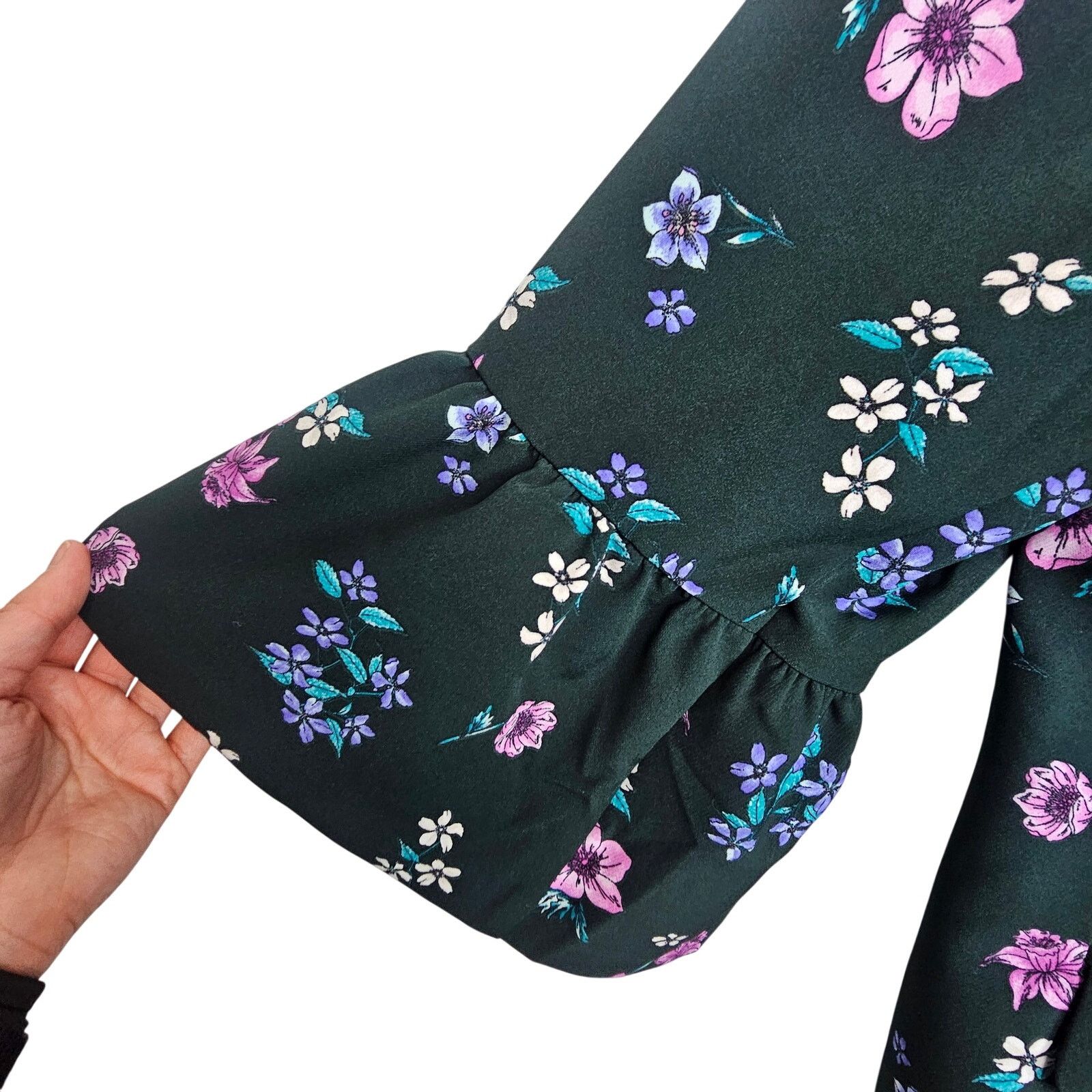 Laneus Lane Bryant Womens Floral The Bryant Blazer Plus Size 26 Size 4XL / US 24-26 - 4 Thumbnail