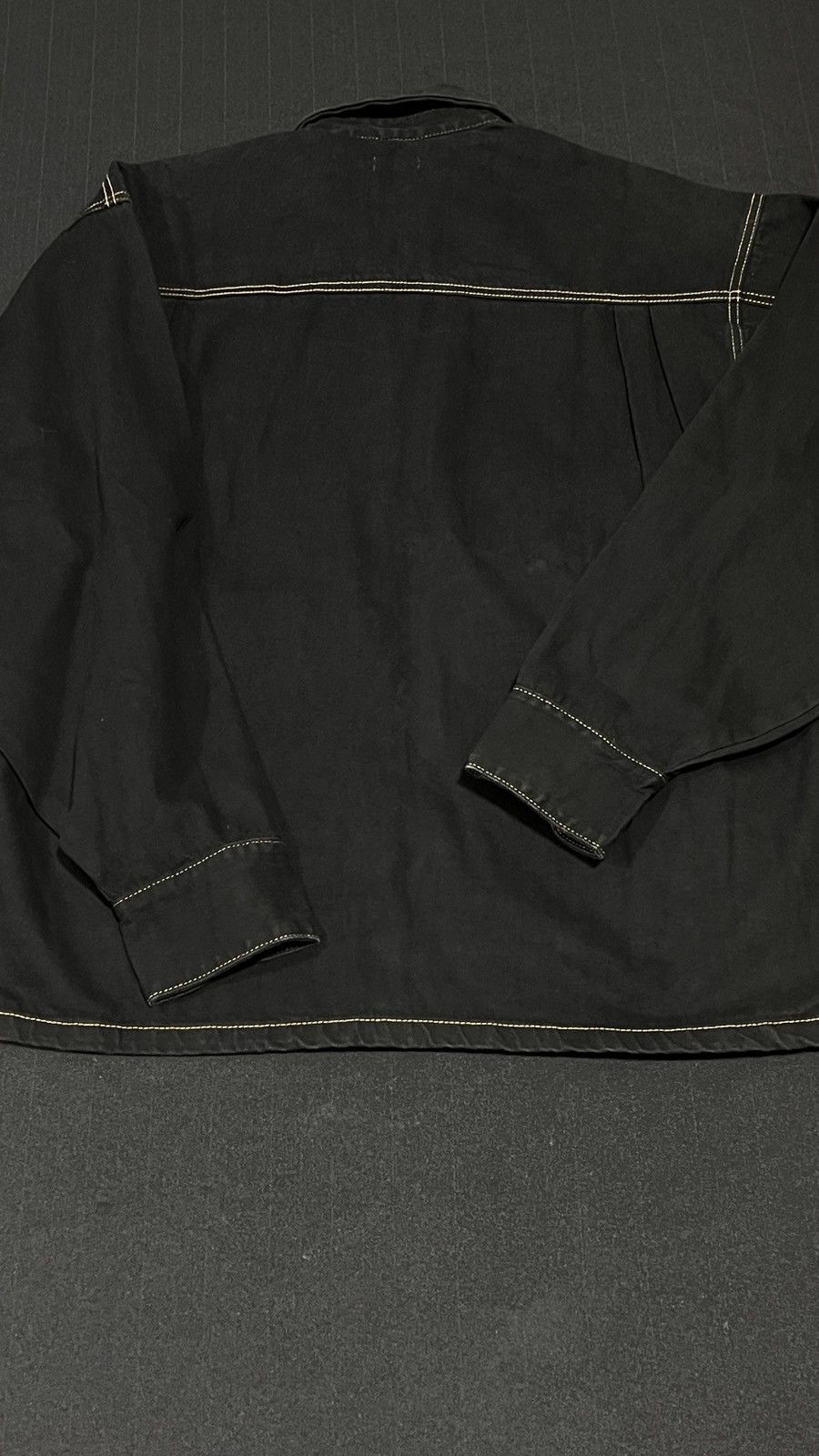 Willy Chavarria Willy Chavarria Denim Black Vintage Light Jacket Size US M / EU 48-50 / 2 - 10 Thumbnail