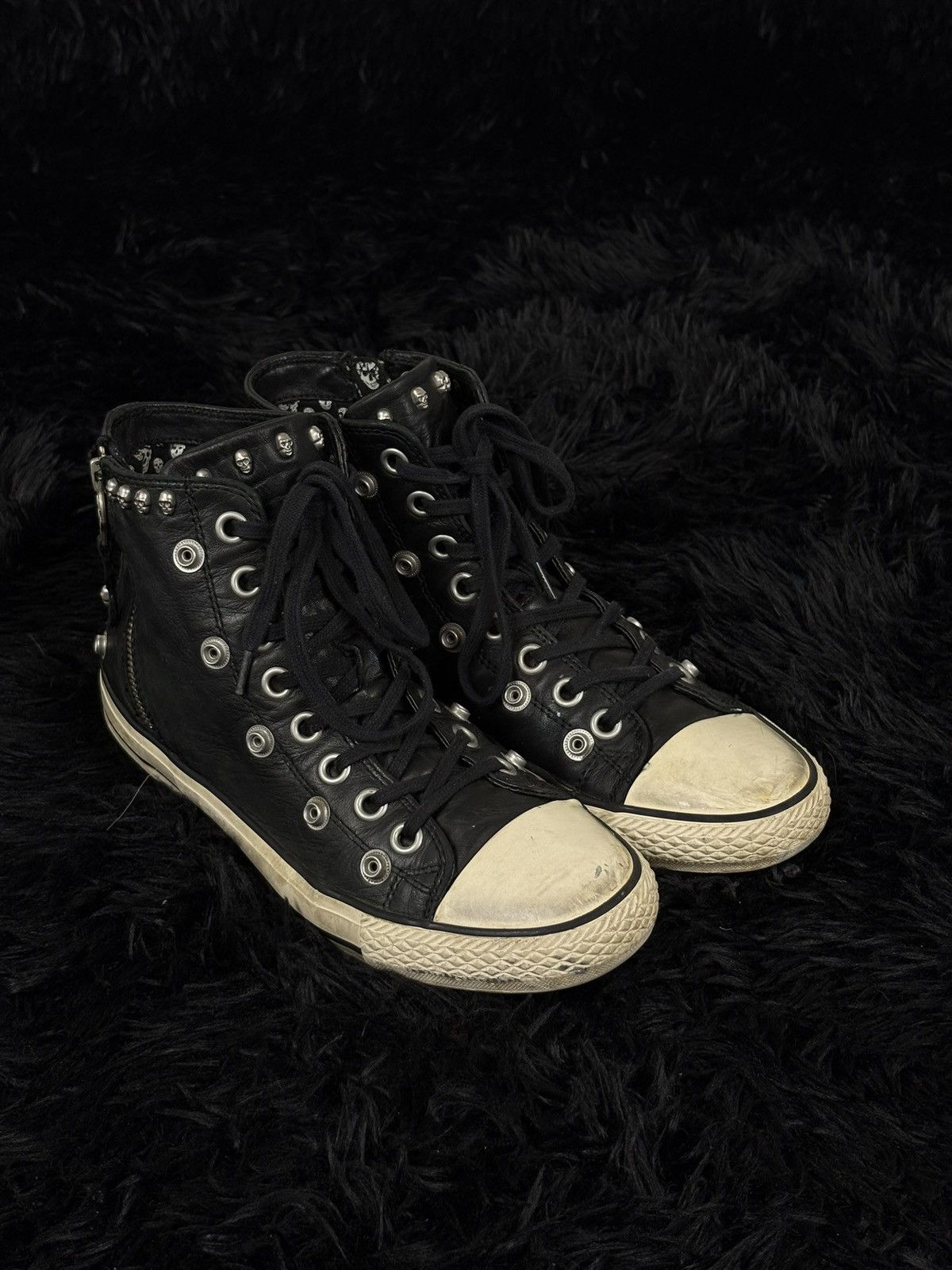 RARE ASH Virgin Archive Leather High-Top Sneakers