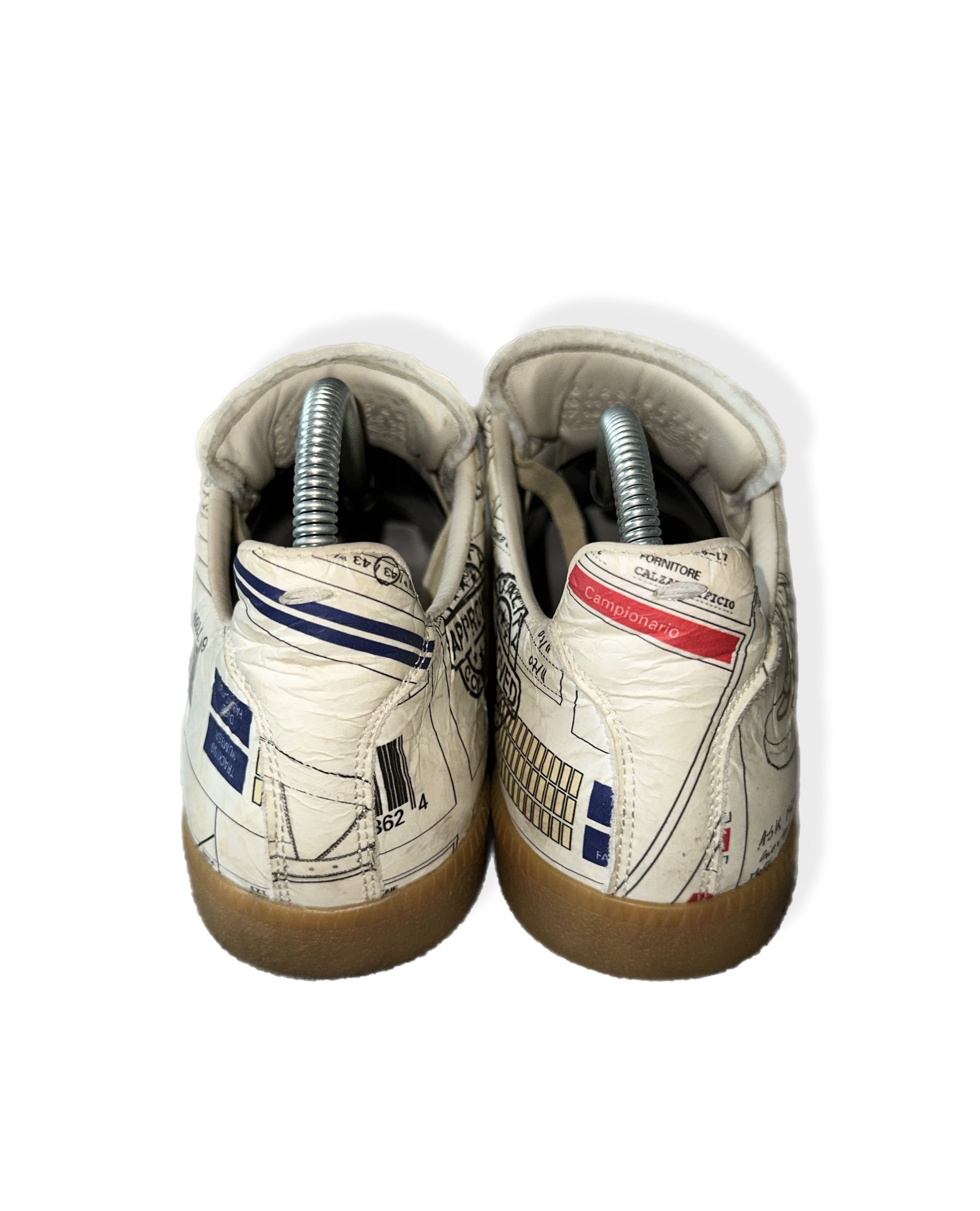 Maison Margiela Maison Margiela GAT “Paper / Collage Print” Rare Size US 8 / EU 41 - 4 Thumbnail