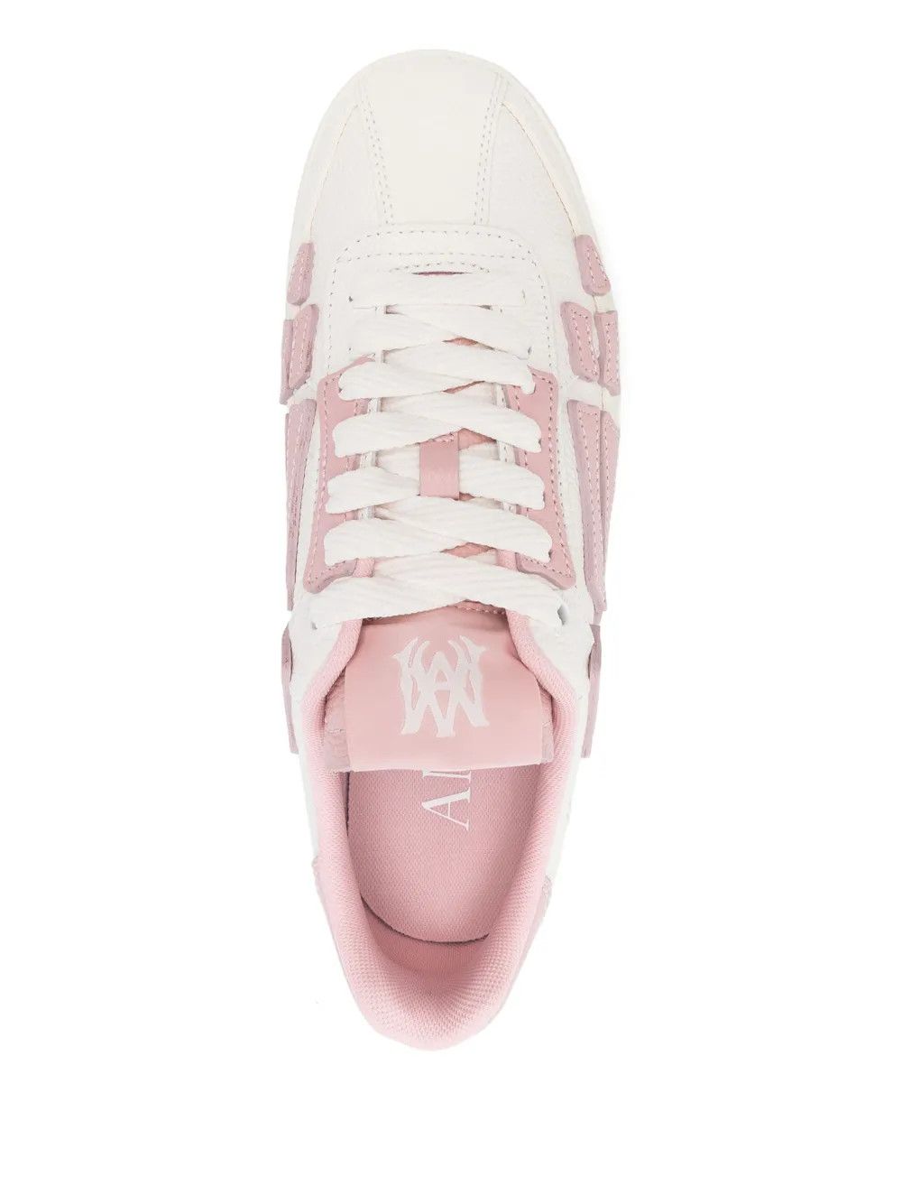Amiri o1s1wg110326 Pacific Bones Sneakers in White/Pink Size US 9 / IT 39 - 4 Thumbnail