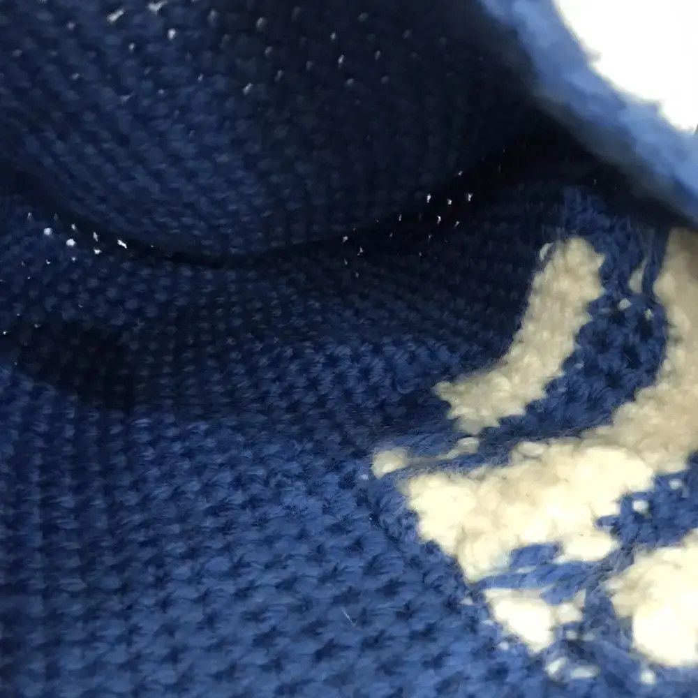 Japanese Brand × Kapital × Vintage Japanese Brand Knit Big Logo Beanie Hat Size ONE SIZE - 6 Thumbnail