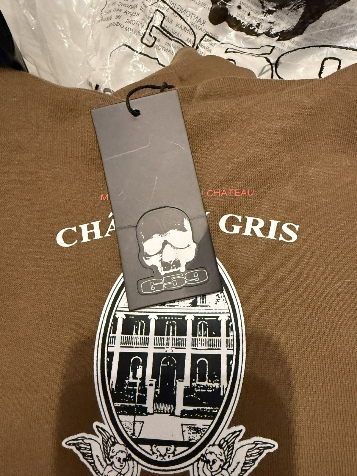 G59 Records G59 $uicideBoy$ Women’s Brown Cropped Hoodie “Chateau Gris” Size US M / EU 48-50 / 2 - 3 Thumbnail