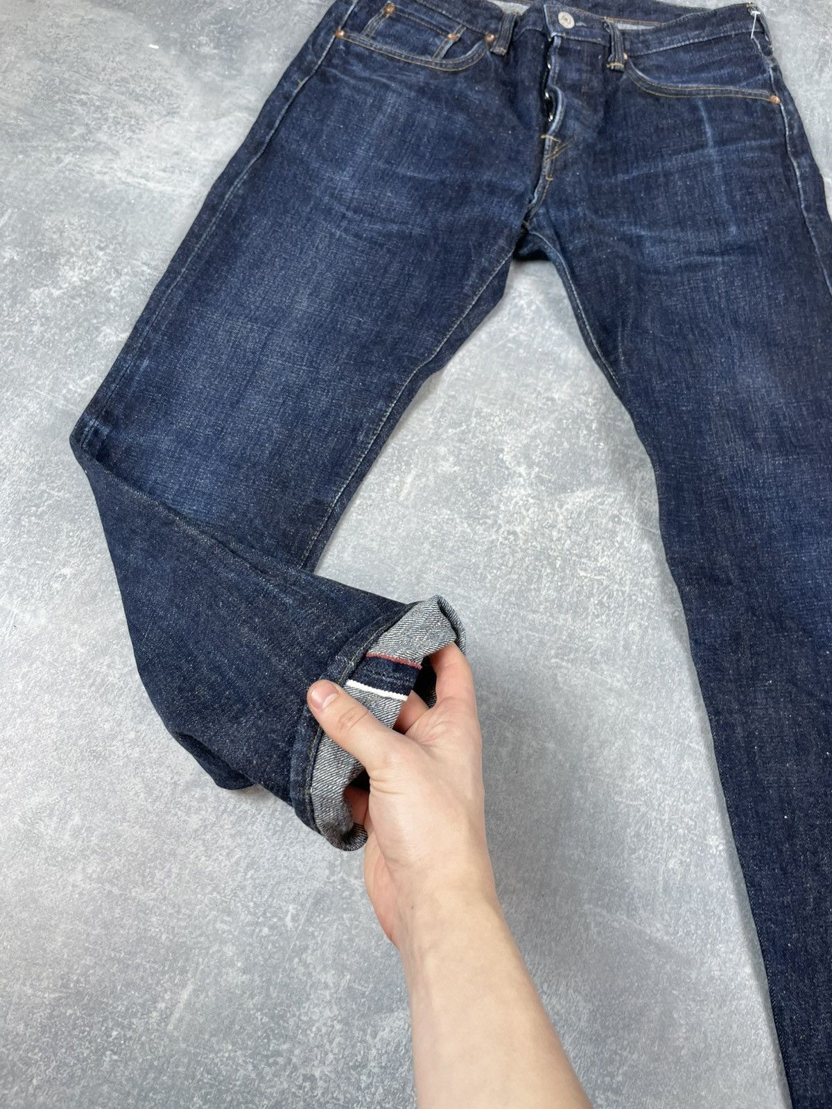 Edwin Edwin Made in Japan selvedje denim vintage jeans Size US 30 / EU 46 - 11 Thumbnail