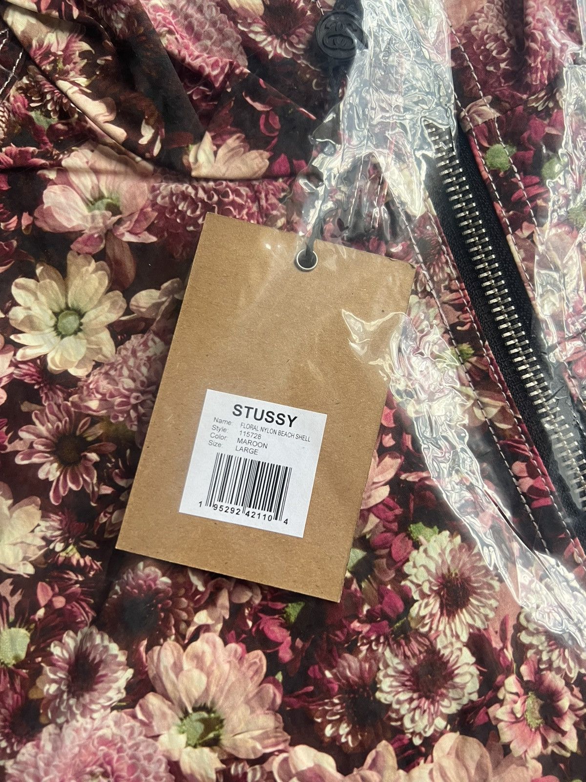 Stussy Stussy Beach Shell Jacket Floral Nylon Size US L / EU 52-54 / 3 - 4 Thumbnail