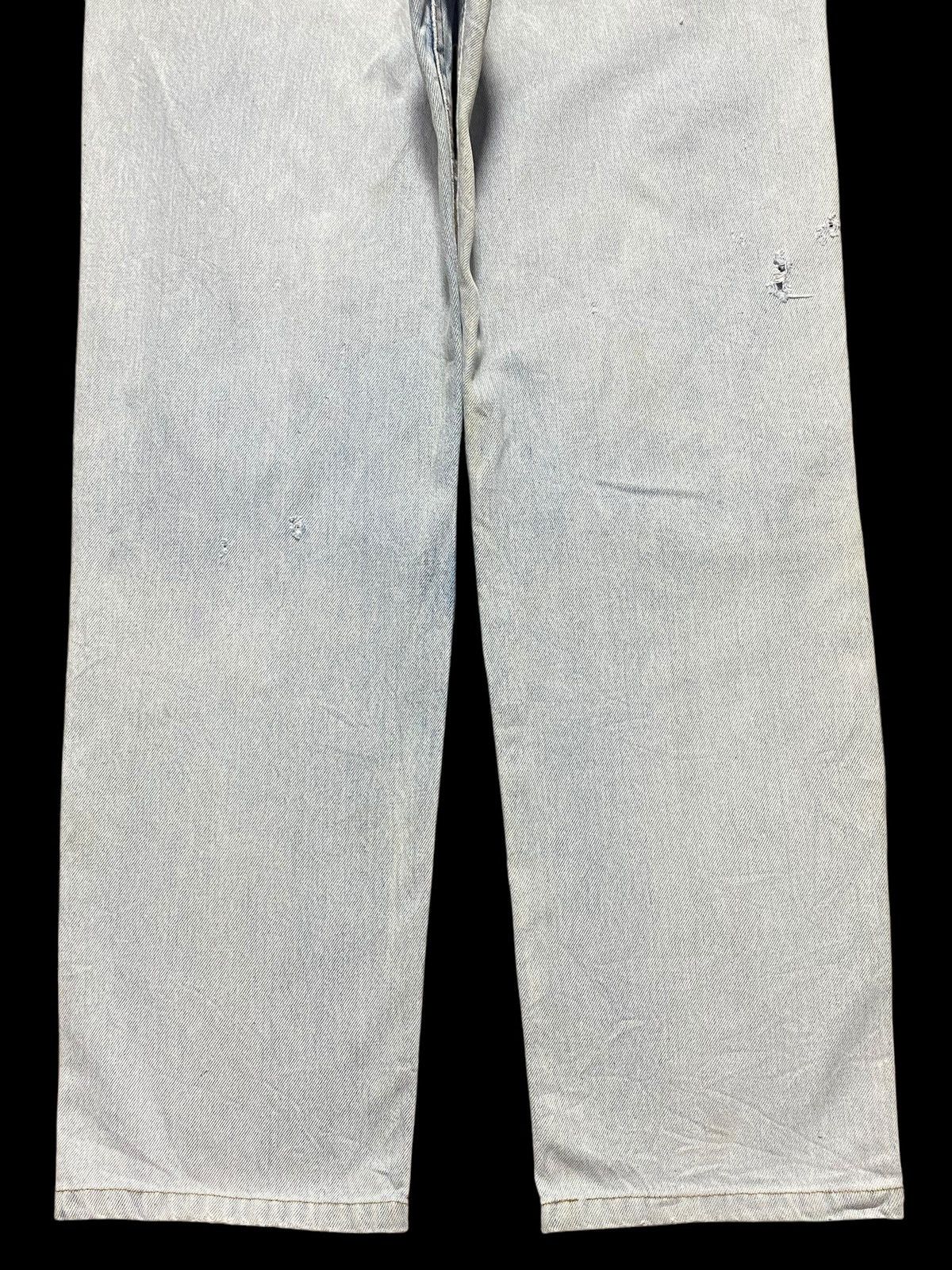 Levi's Vintage Clothing Vintage Levis 525 Light Wash Patched Distressed Jeans Size US 29 - 6 Thumbnail