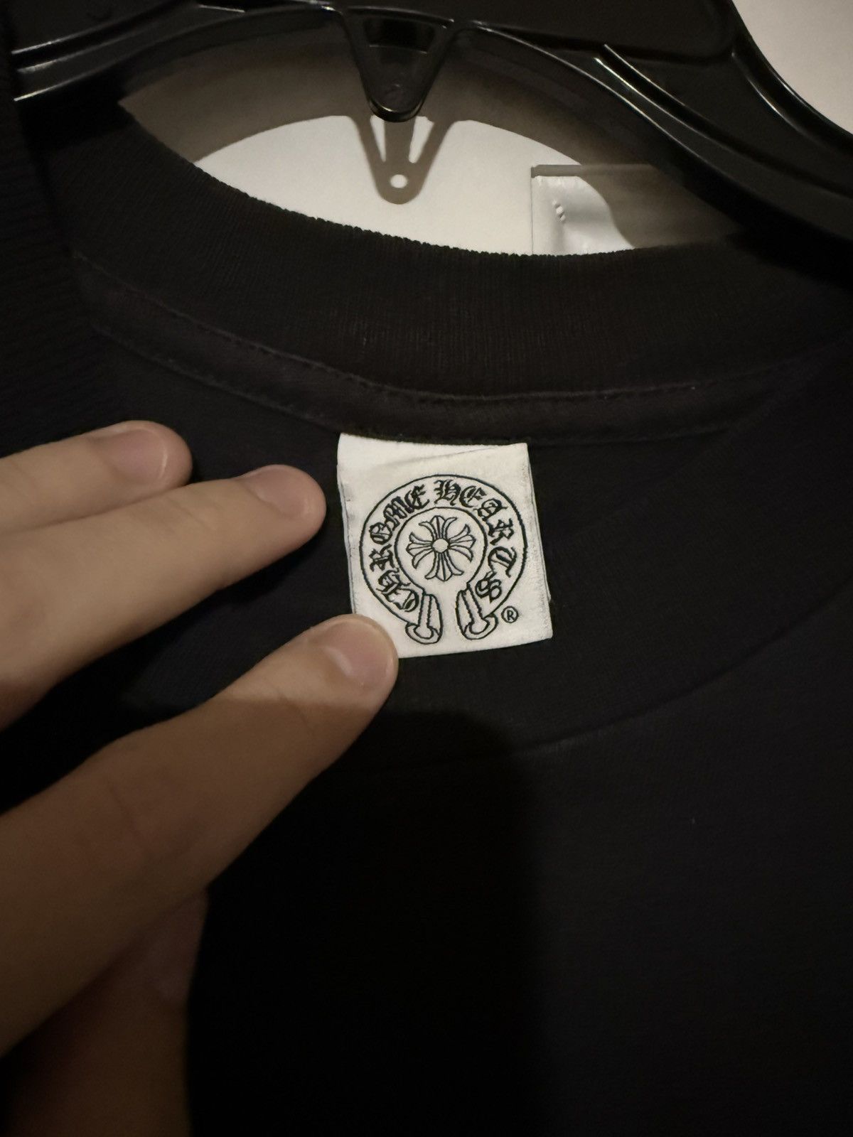 Chrome Hearts Chrome Hearts Black Cracked Logo T-shirt Size US S / EU 44-46 / 1 - 5 Thumbnail