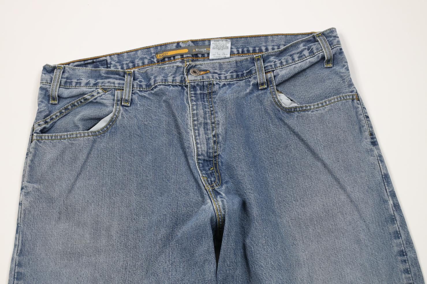 Levi's Vintage Y2K 2004 Levis SilverTab Fit Wide Leg Denim Jeans Size US 38 / EU 54 - 2 Thumbnail