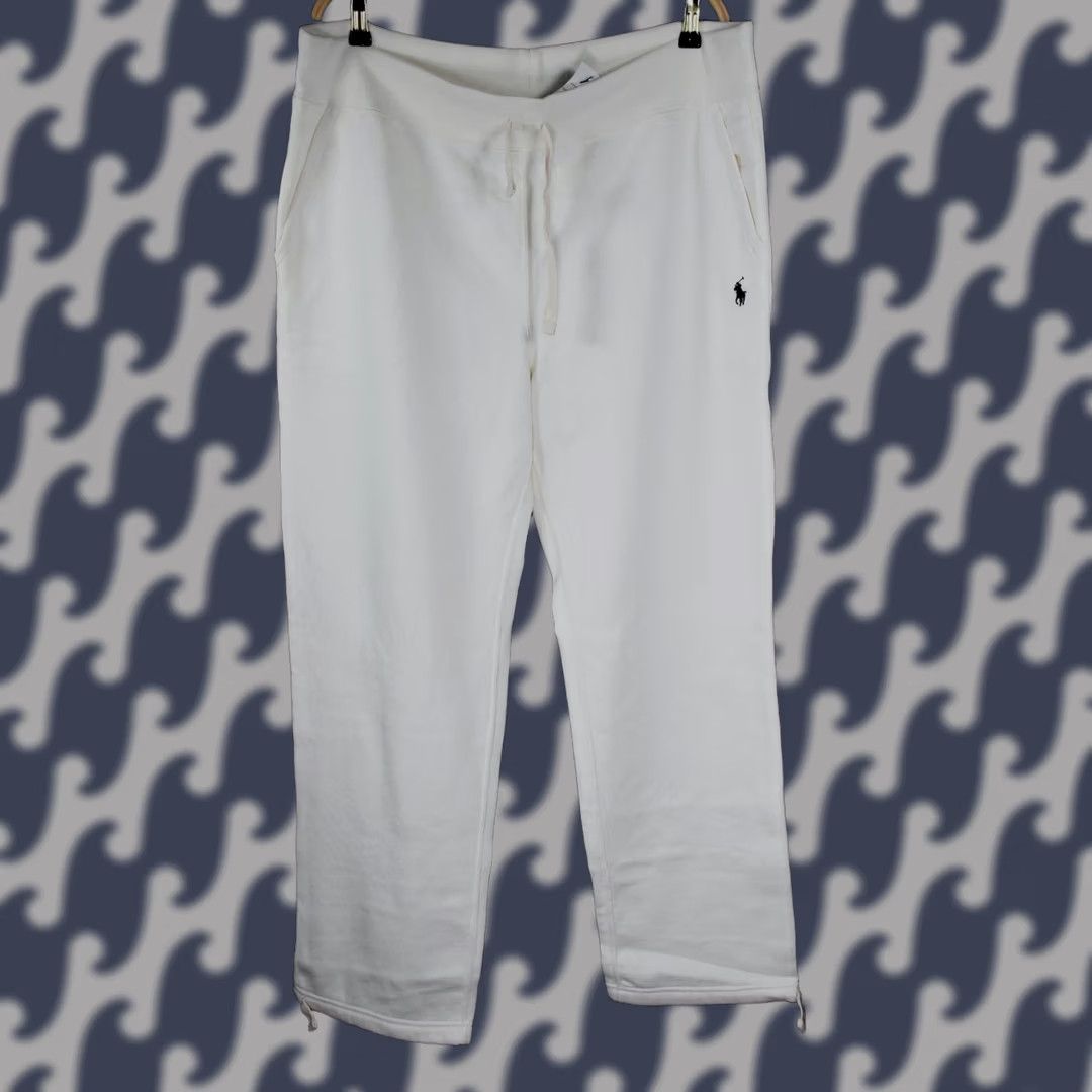Polo Ralph Lauren Polo Ralph Lauren Athletic Fleece Deckwash Pants Men's XL White 86%Cotton 14%Polyester Athletic Fit Sweatpants Shirt/Logo Classic 90s, Not Applicable Size US XL / EU 56 / 4 - 1 Thumbnail