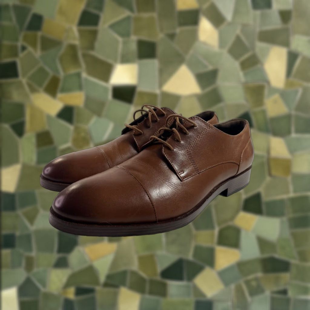 Cole Haan Grand O’s Brown Cap Oxford Dress Shoes Mens Sz 11.5 M C24519 EUC