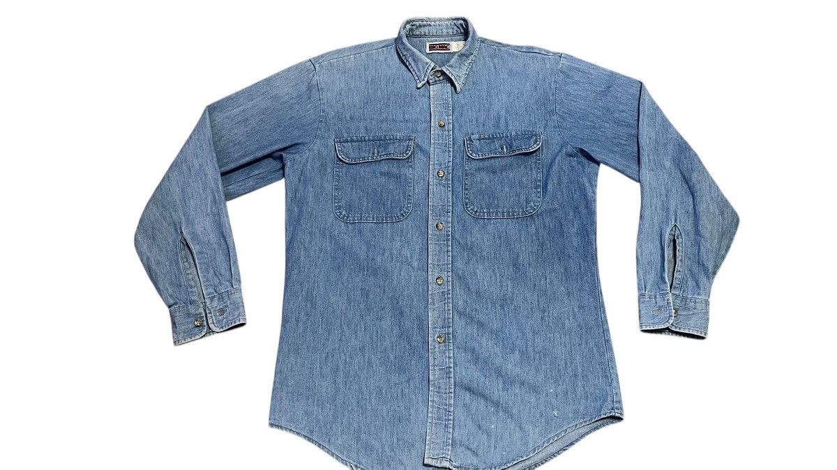 Big Mac Vintage Big Mac Denim Shirt Size US M / EU 48-50 / 2 - 2 Thumbnail