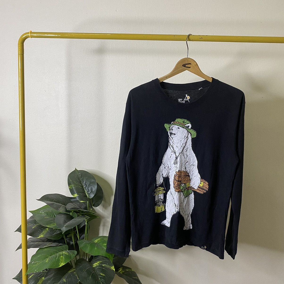 go slow caravan Go Slow Caravan Bear LS Tee Size US M / EU 48-50 / 2 - 1 Thumbnail