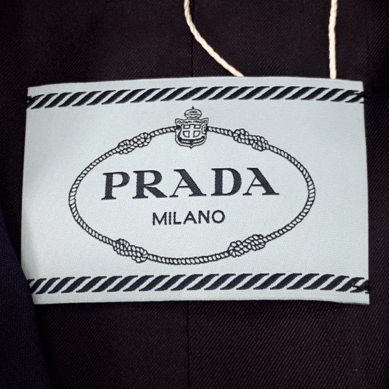 Prada Prada Dark blue wool lapel single-breasted suit 2502-Nextar Size 40R - 5 Thumbnail