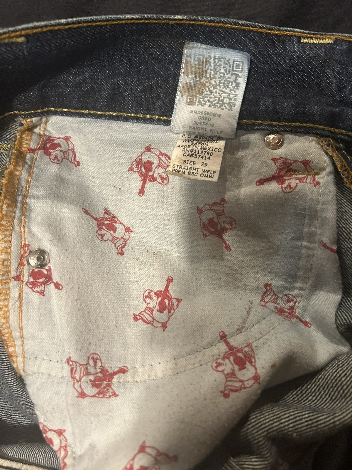 True Religion Waxed True Religion Jeans Size US 29 - 9 Thumbnail