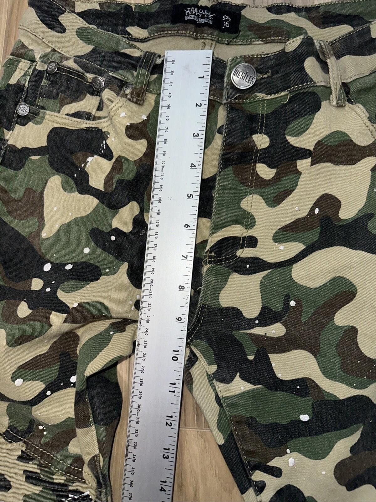 Denim & Supply Ralph Lauren Trestles Supply Co Paint Splatter Camo Denim Leg Jeans 36 Size US 36 / EU 52 - 9 Thumbnail