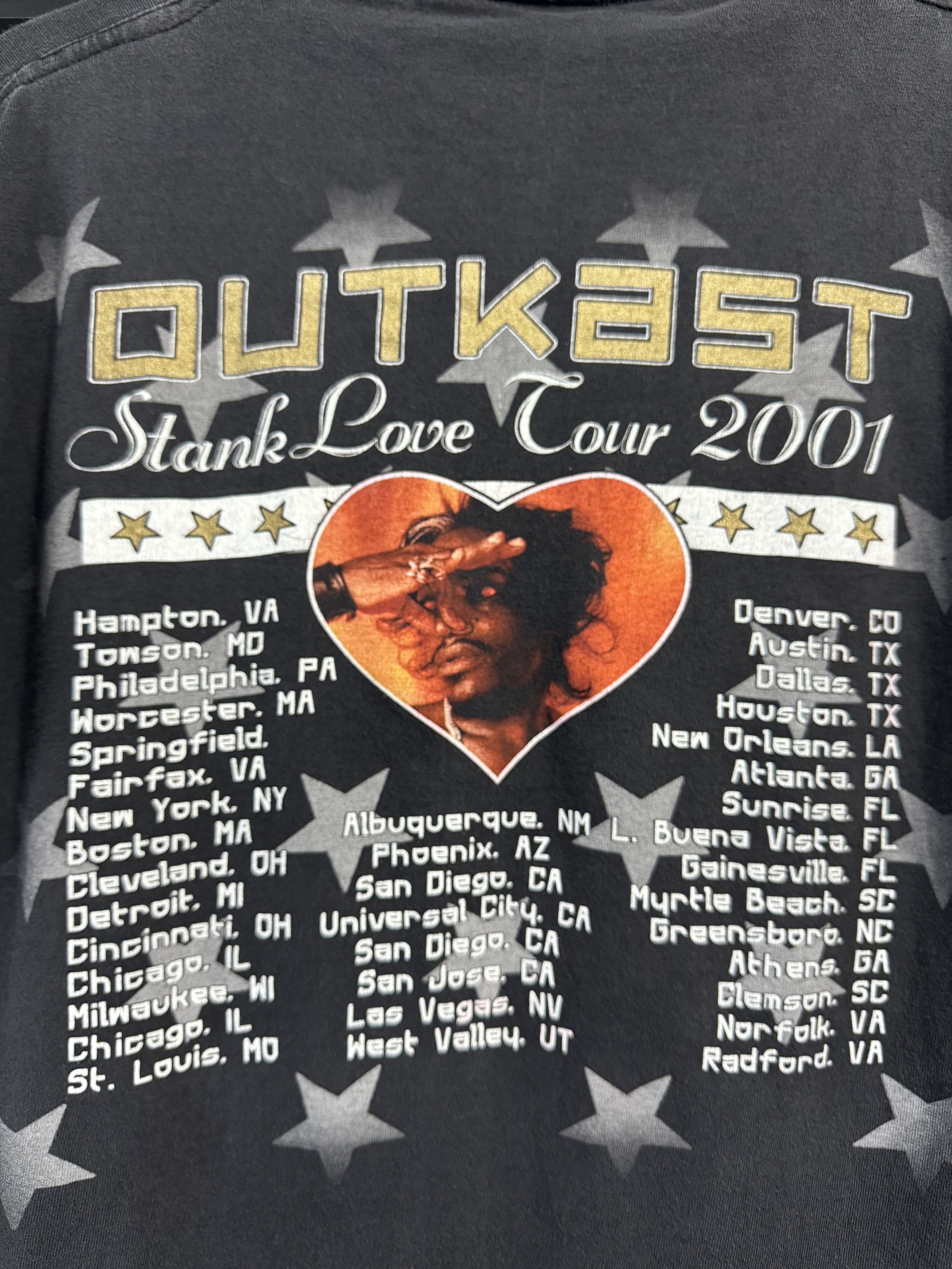 Vintage Vintage 2001 Outkast Stank Love Tour tshirt Size US L / EU 52-54 / 3 - 9 Thumbnail